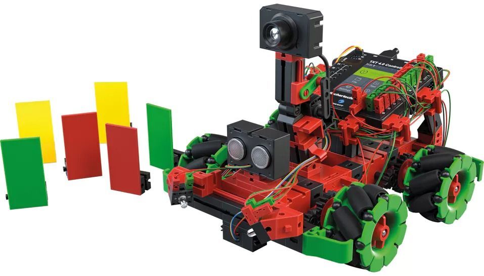 Набор-расширение fisсhertechnik STEM ROBOTICS Омниколеса (FT-559898) фото 4