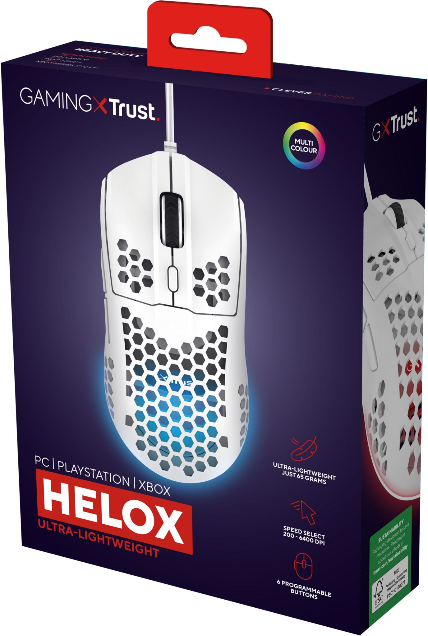 Игровая мышь Trust GXT 928 Helox White (25389_TRUST) фото 6