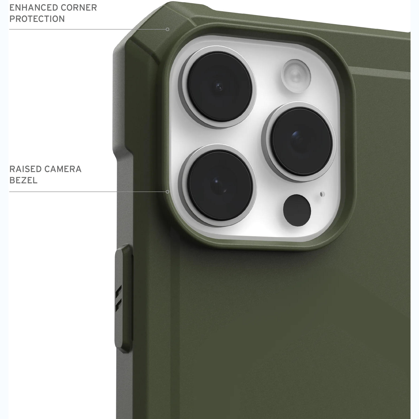 Чохол UAG для Apple iPhone 16 Pro Essential Armor Magsafe, Olive Drab (114448117272)фото3