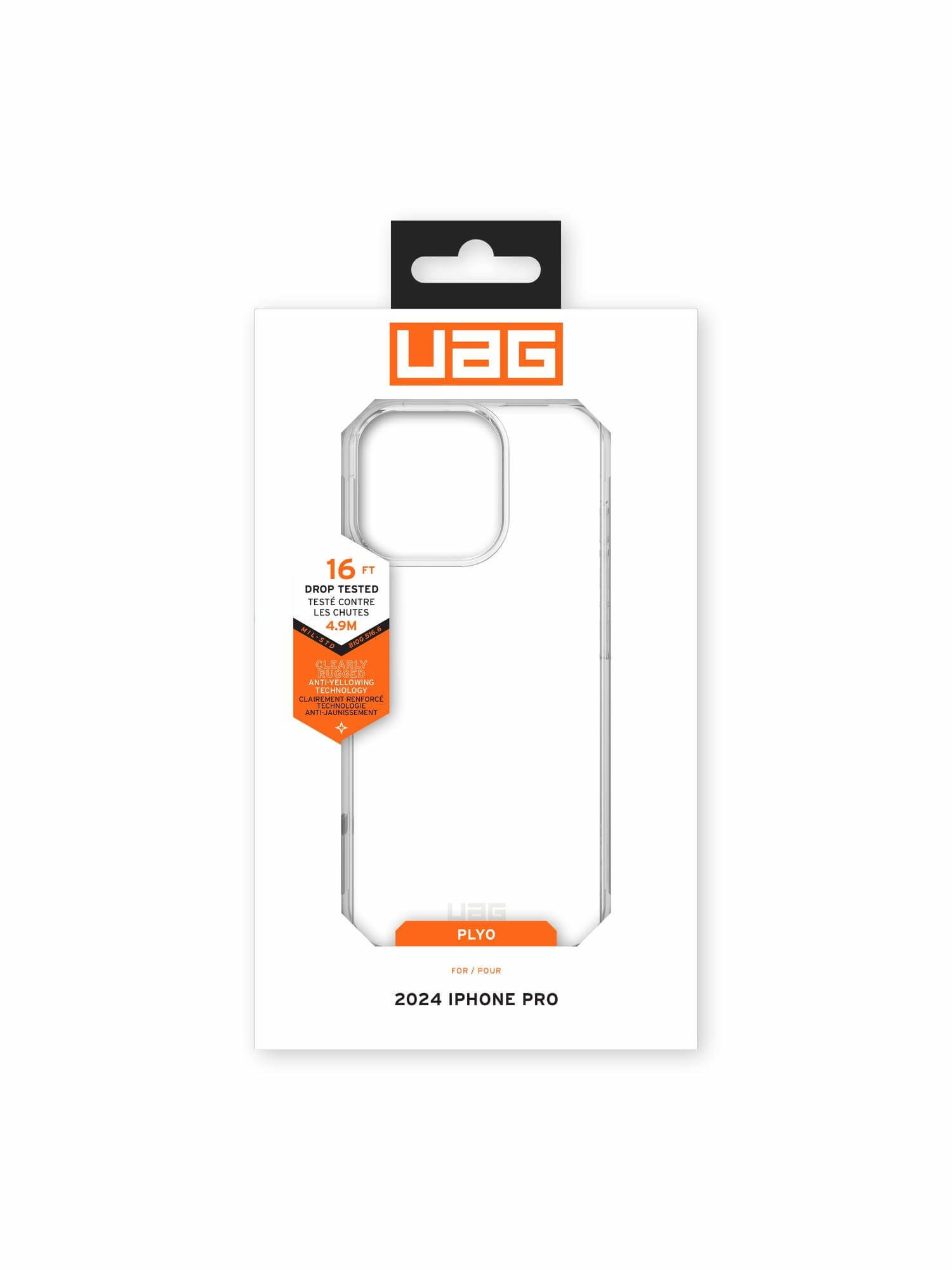 Чехол UAG для Apple iPhone 16 Pro Plyo, Ice (114484114343) фото 7