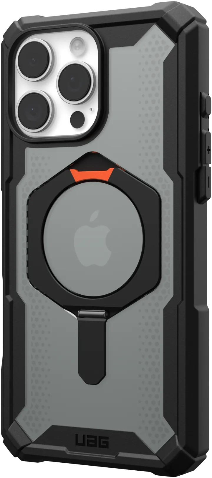 Чехол UAG для Apple iPhone 16 Pro Max Plasma XTE MagSafe, Black/Orange (114475114097) фото 3
