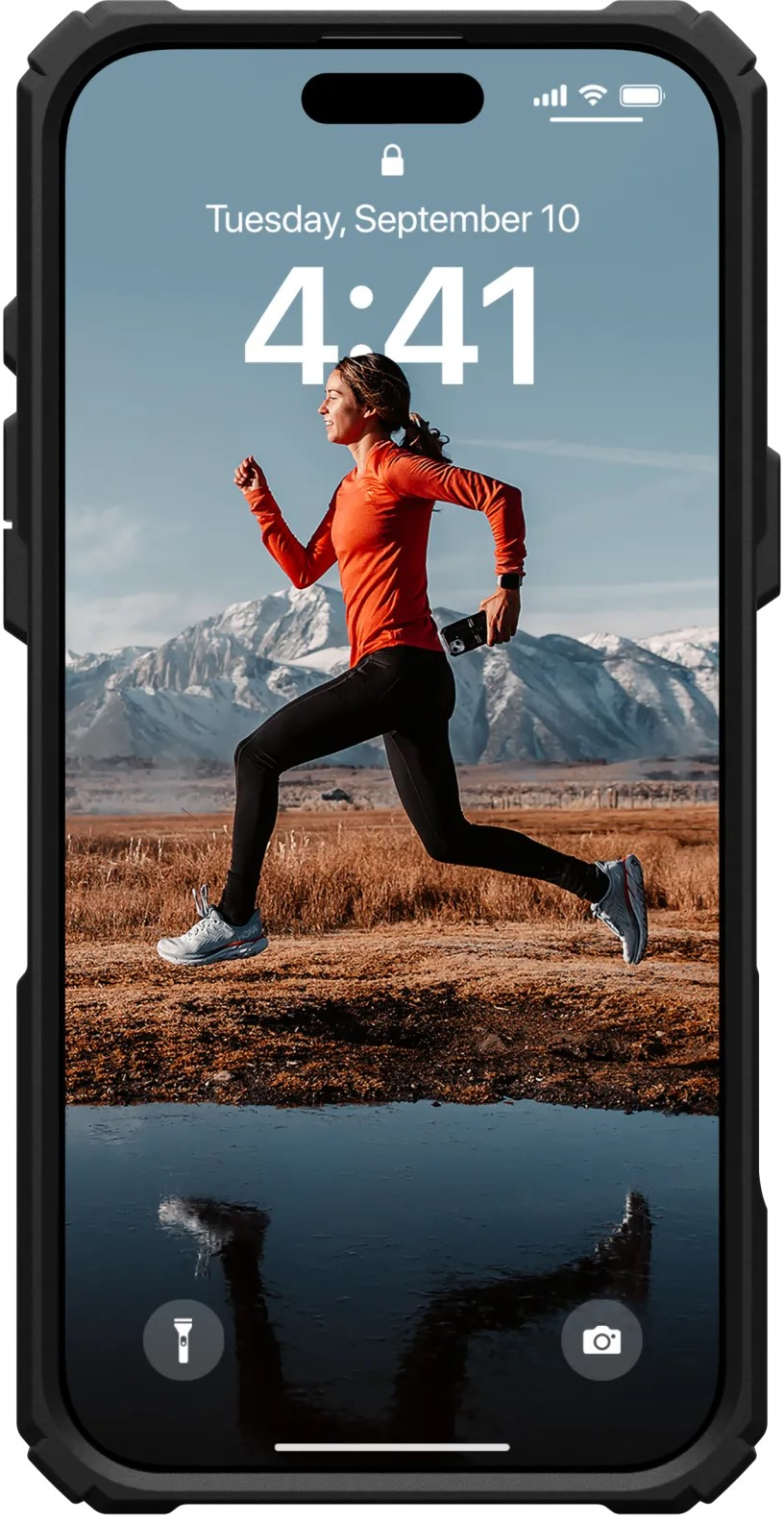 Чехол UAG для Apple iPhone 16 Pro Max Plasma XTE MagSafe, Black/Orange (114475114097) фото 8