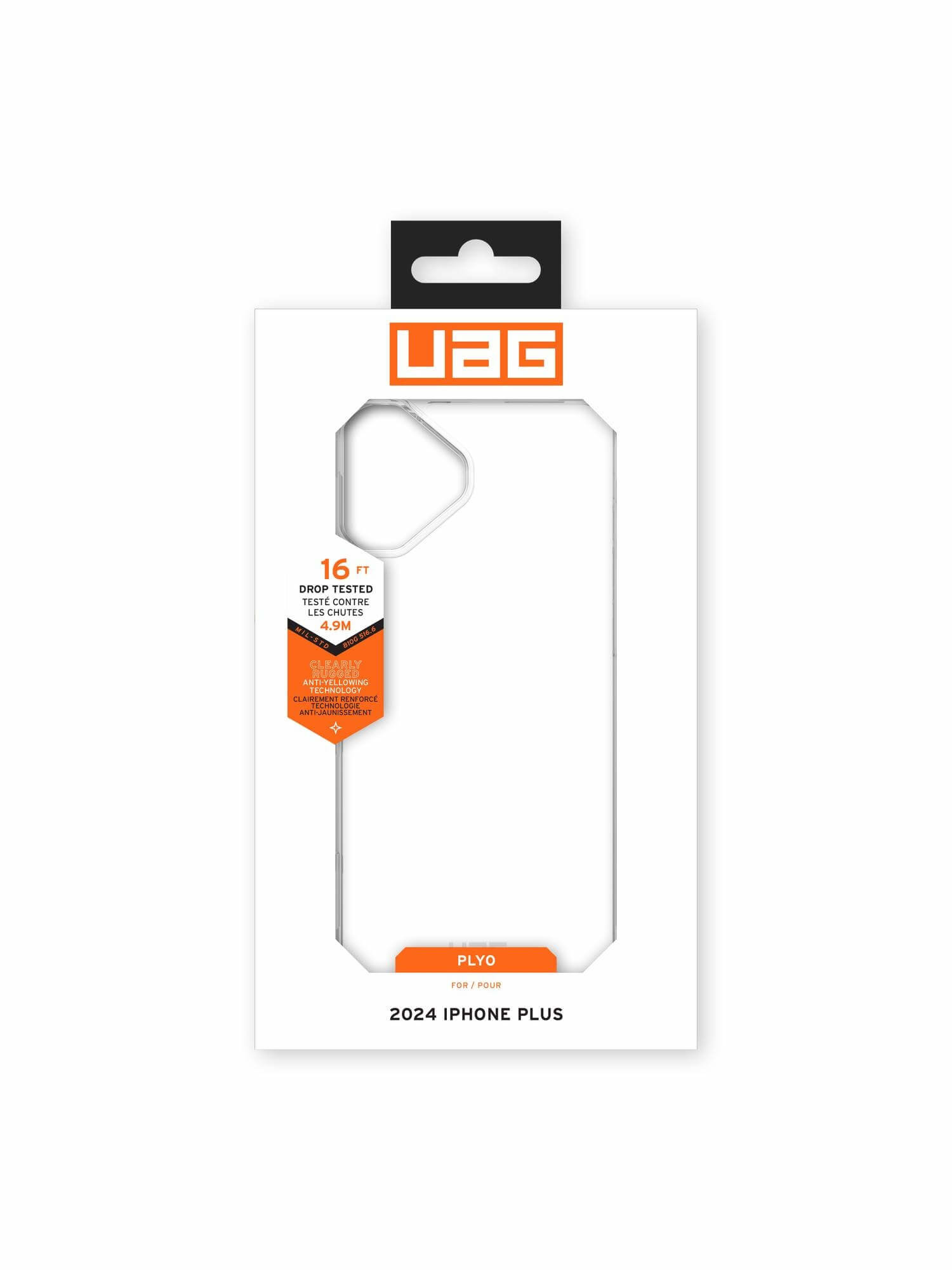 Чехол UAG для Apple iPhone 16 Plus Plyo, Ice (114483114343) фото 7