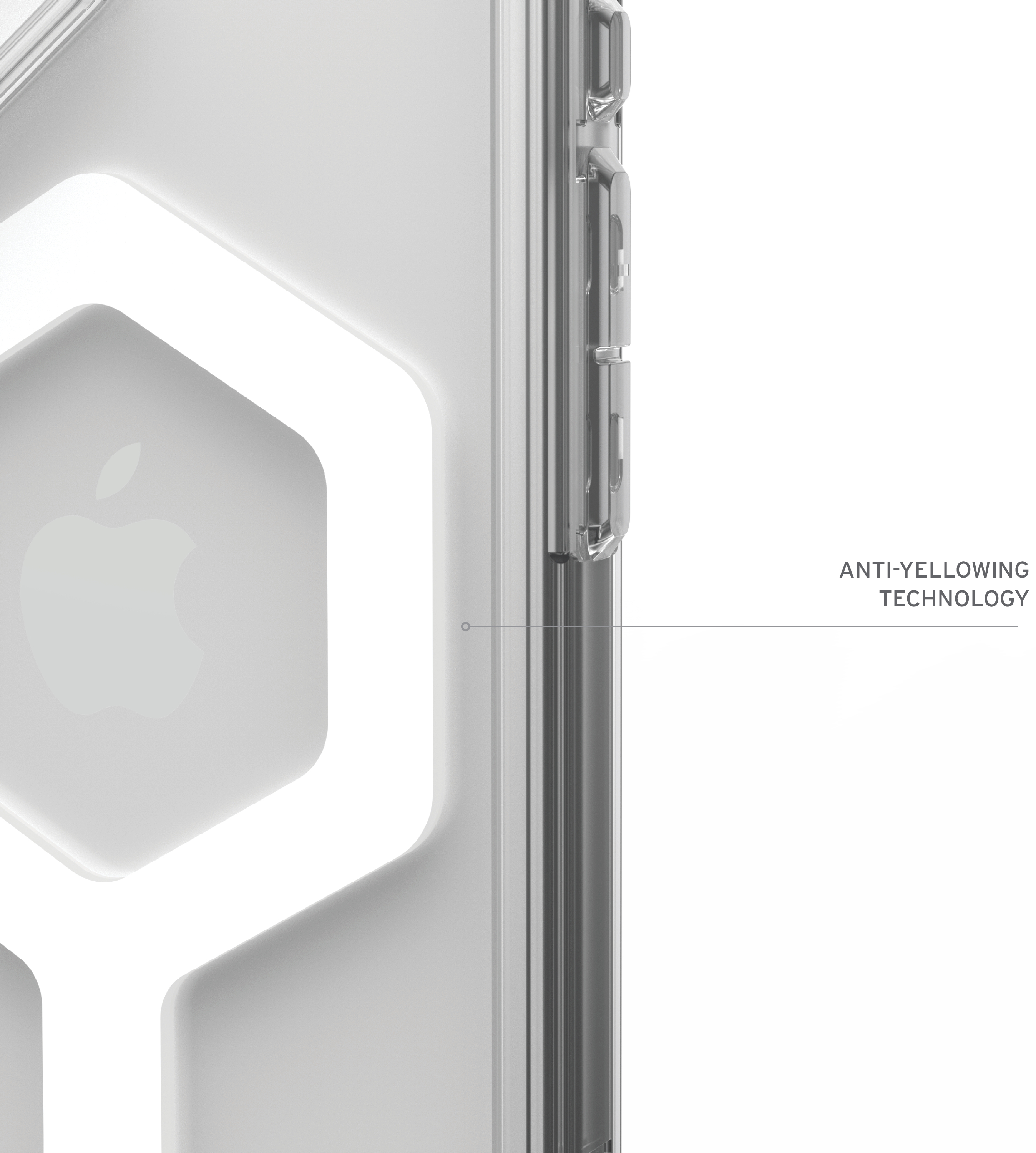 Чехол UAG для Apple iPhone 16 Plyo Magsafe, Ice/White (114482114341) фото 6