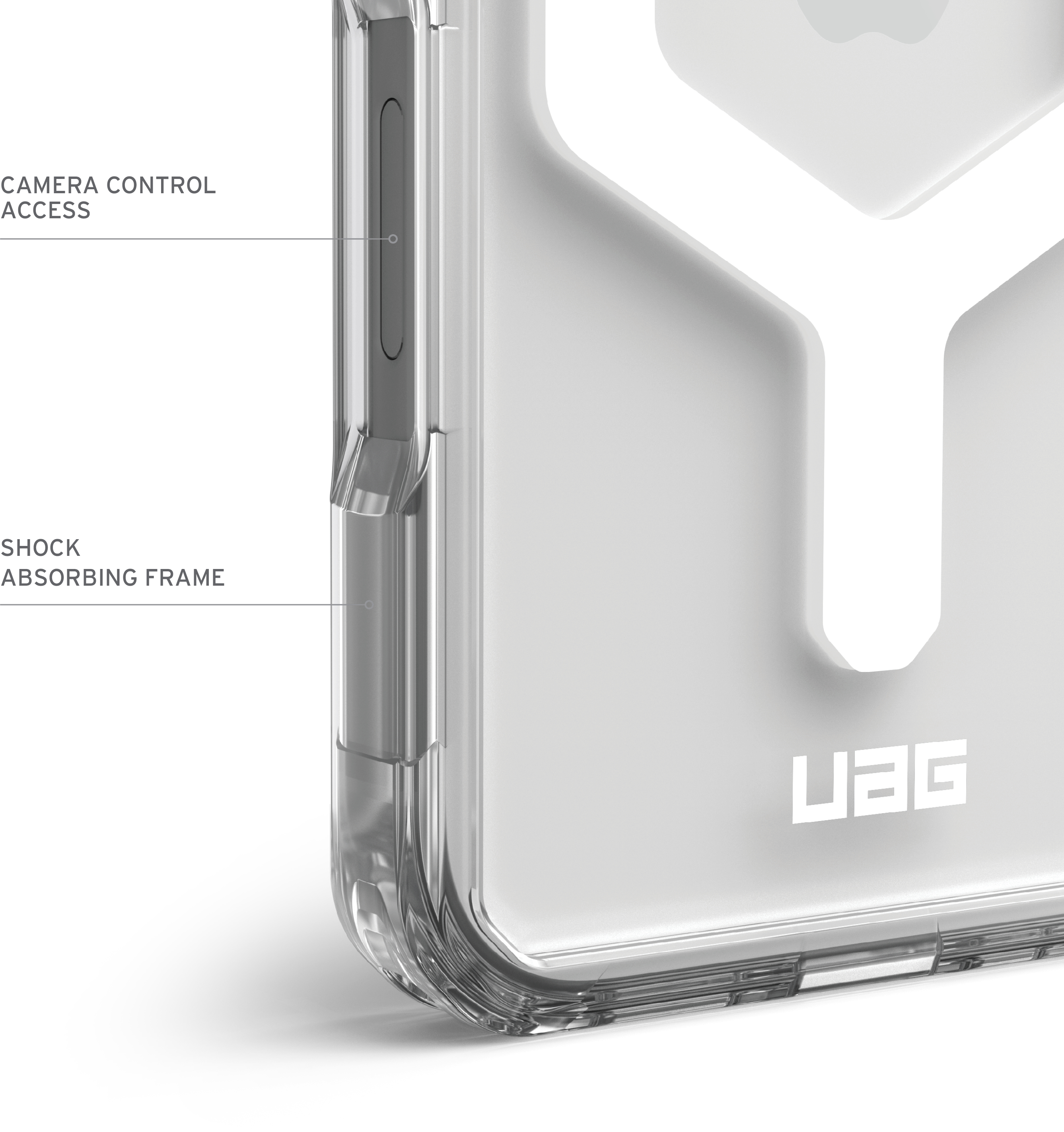 Чехол UAG для Apple iPhone 16 Plyo Magsafe, Ice/White (114482114341) фото 9