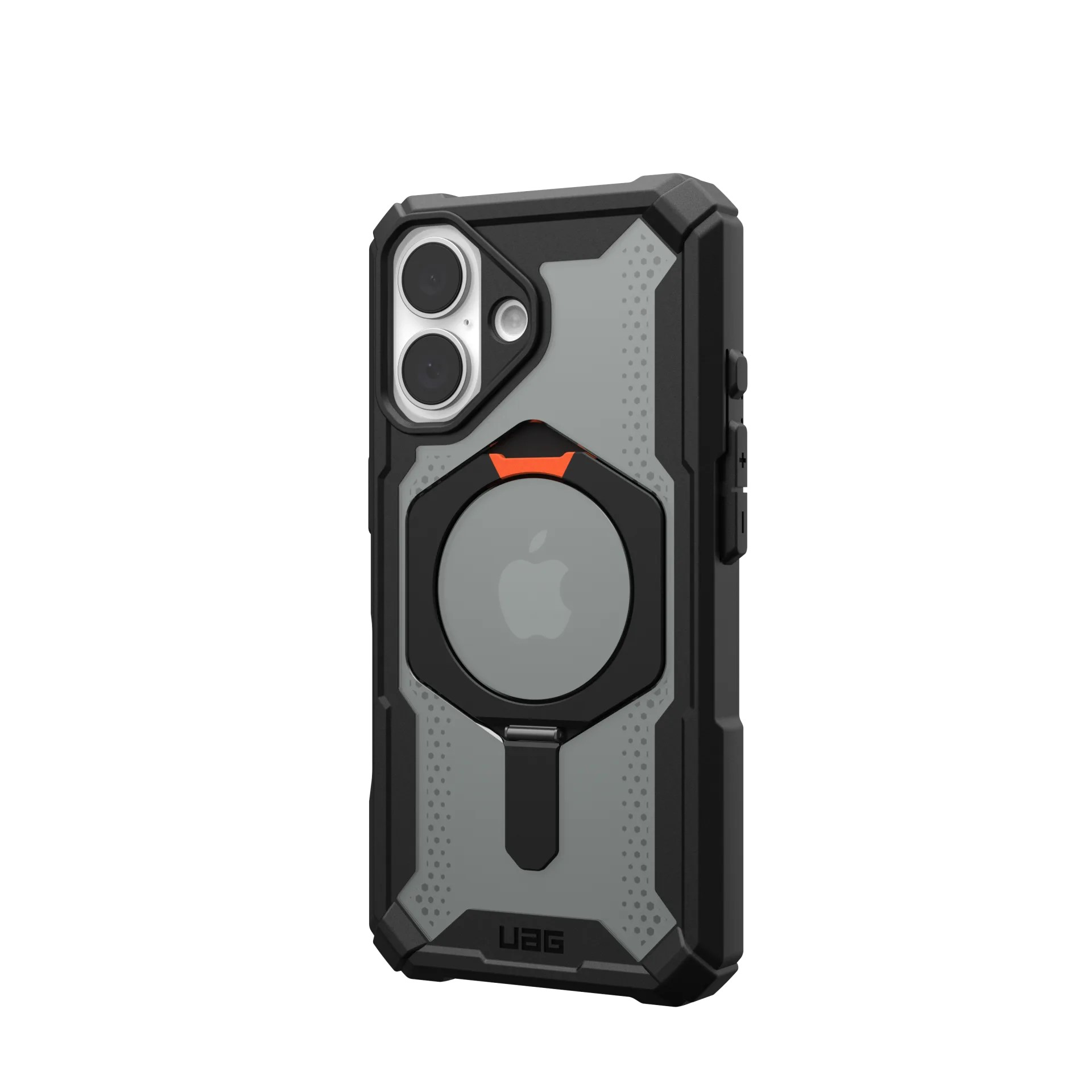 Чехол UAG для Apple iPhone 16 Plasma XTE MagSafe, Black/Orange (114476114097) фото 3