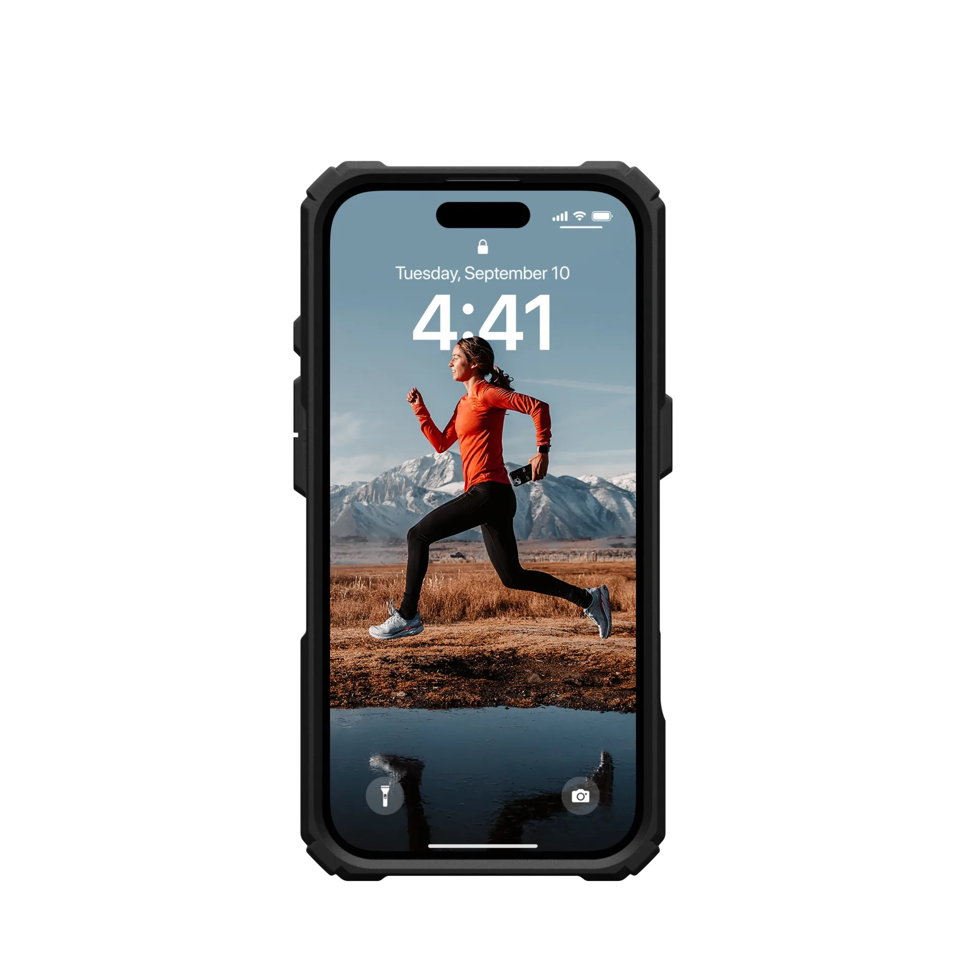 Чохол UAG для Apple iPhone 16 Plasma XTE MagSafe, Black/Orange (114476114097)фото6