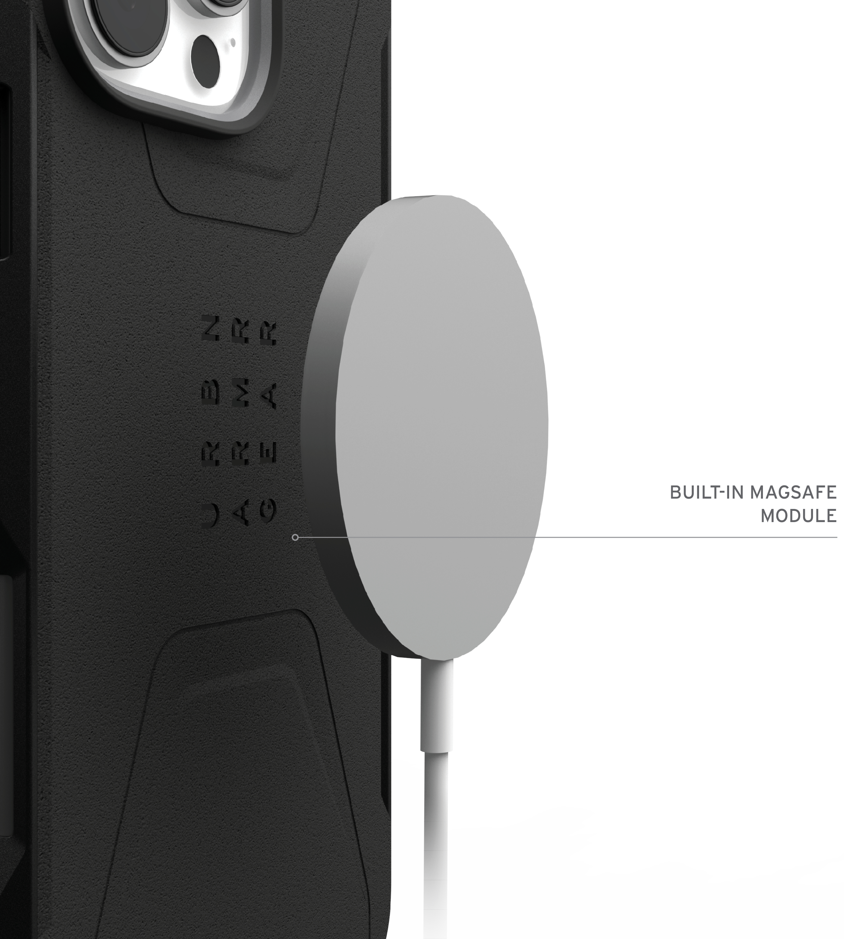 Чохол UAG для Apple iPhone 16 Pro Civilian Magsafe, Black (114444114040)фото7