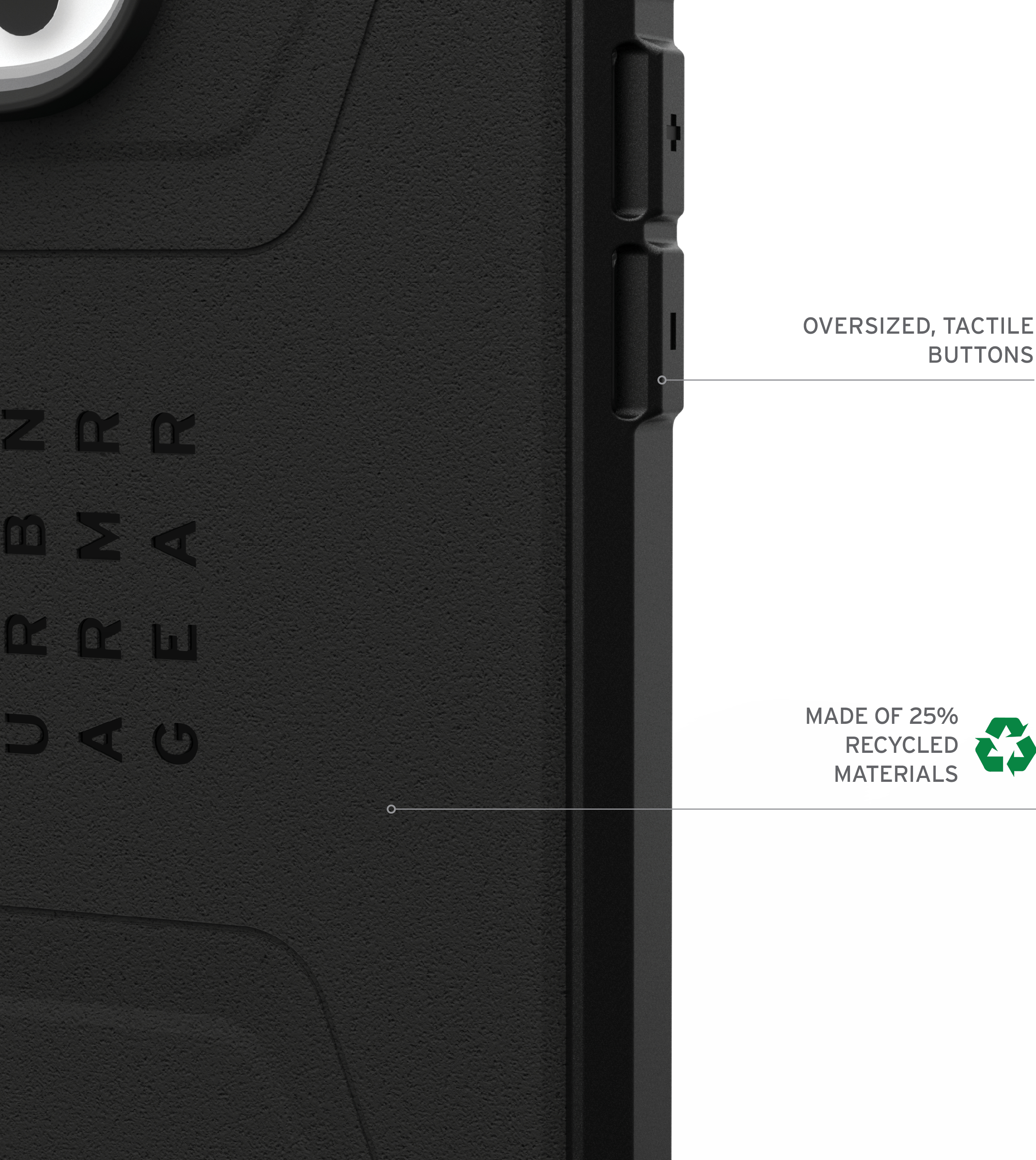 Чохол UAG для Apple iPhone 16 Pro Civilian Magsafe, Black (114444114040)фото8