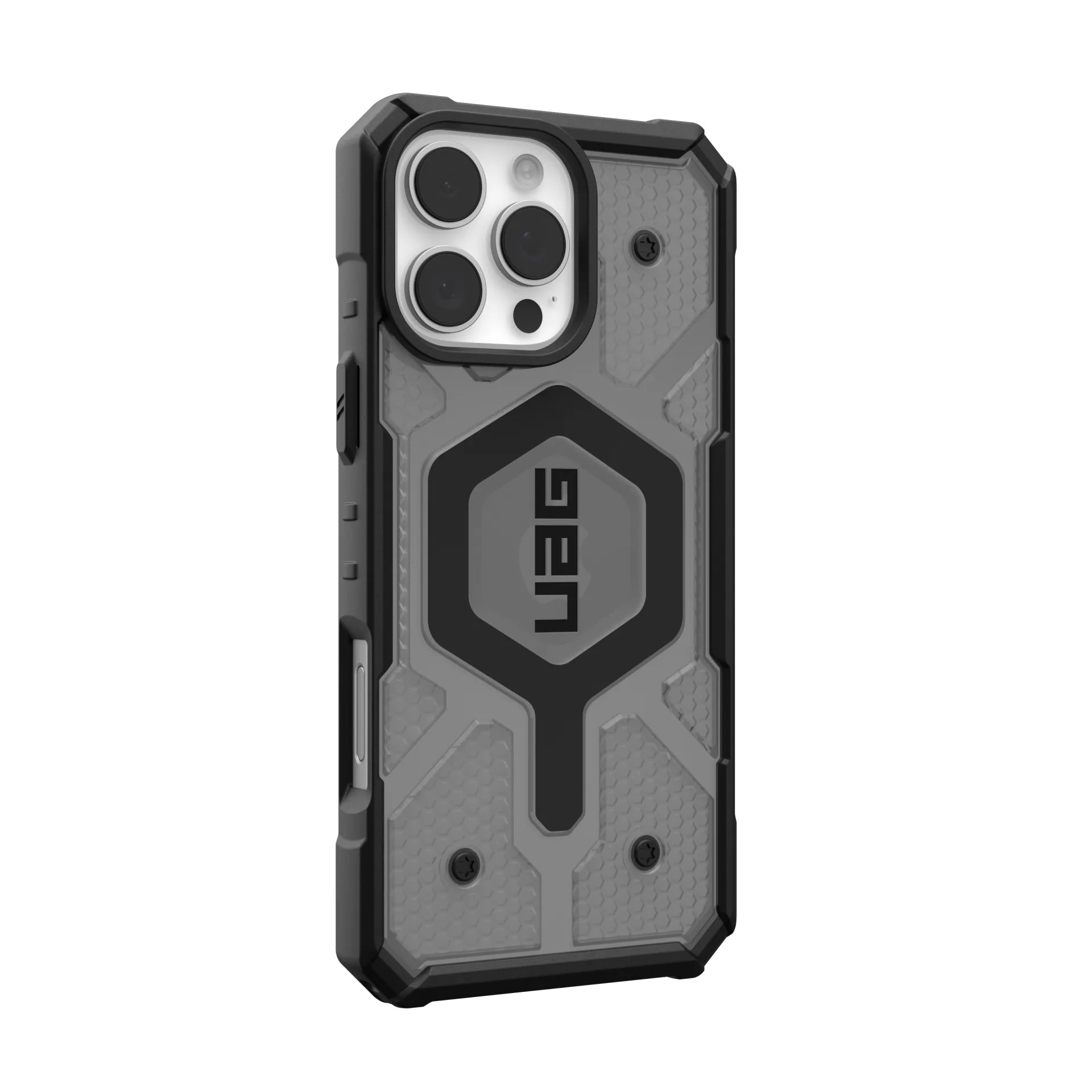 Чехол UAG для Apple iPhone 16 Pro Max Pathfinder Clear Magsafe, Ash (114465113131) фото 2