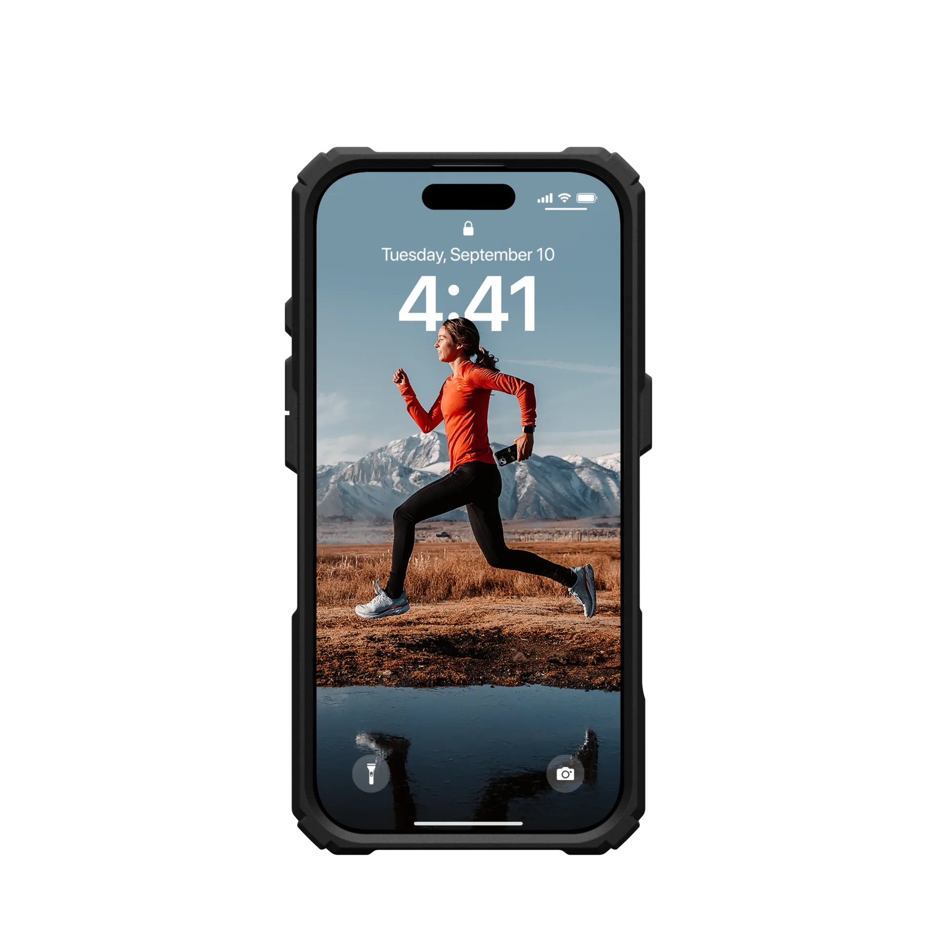 Чохол UAG для Apple iPhone 16 Pro Plasma XTE MagSafe, Black/Orange (114474114097)фото6