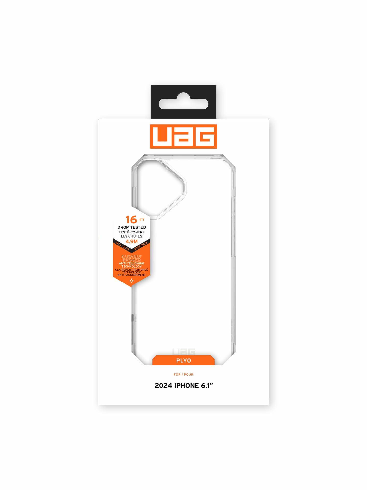 Чохол UAG для Apple iPhone 16 Plyo, Ice (114486114343)фото7