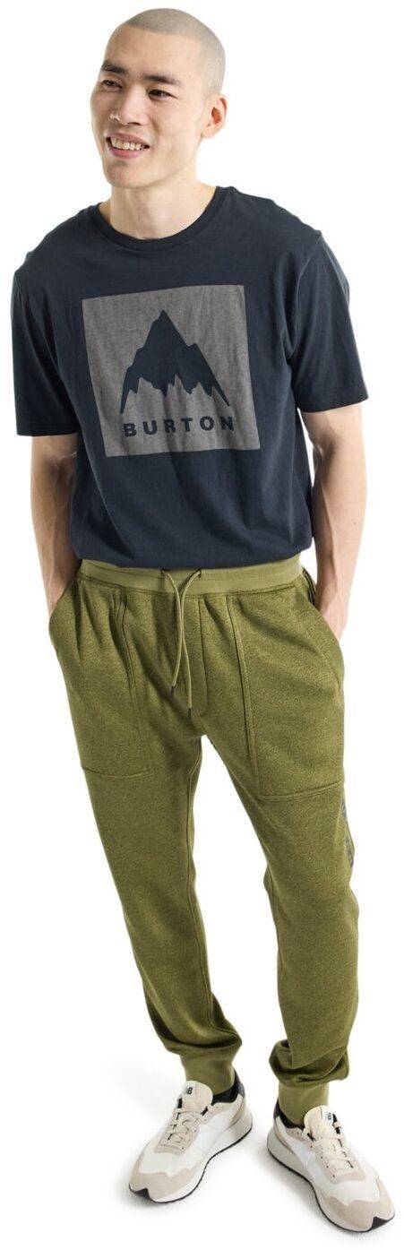 Флисовые штаны Burton ( 205941 ) MB OAK PANT 2024 MARTINI OLIVE HTR L оливковый фото 2