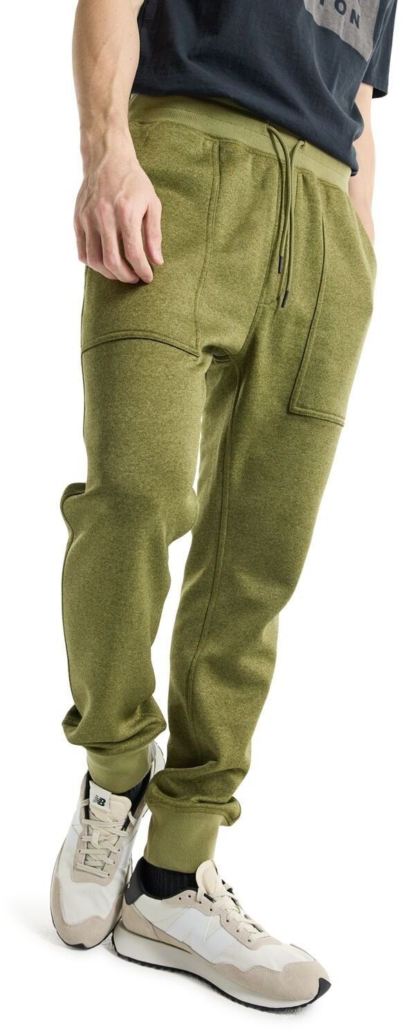 Флисовые штаны Burton ( 205941 ) MB OAK PANT 2024 MARTINI OLIVE HTR L оливковый фото 3