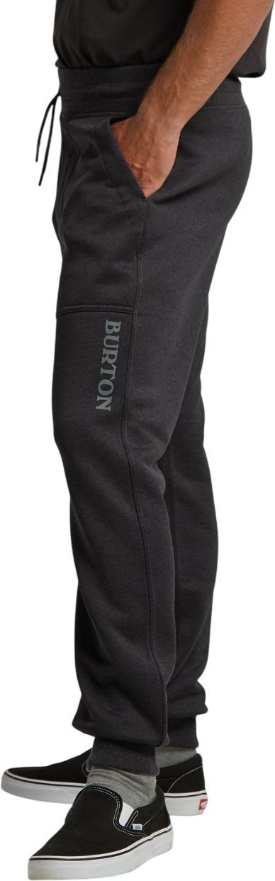 Флисовые штаны Burton ( 205941 ) MB OAK PANT 2024 TRUE BLACK HEATHER S черный фото 3