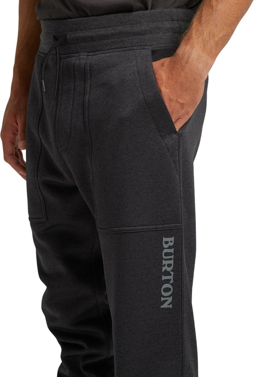 Флисовые штаны Burton ( 205941 ) MB OAK PANT 2024 TRUE BLACK HEATHER S черный фото 2