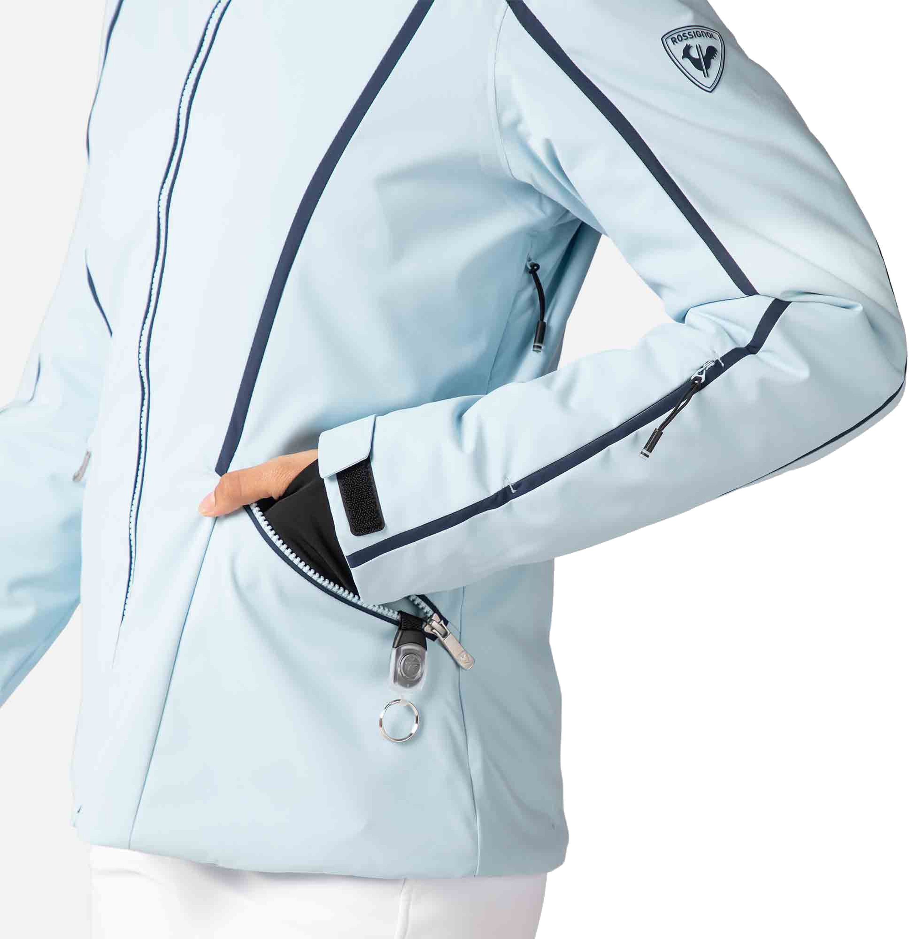 Гірськолижна куртка ROSSIGNOL ( RLMWJ06 ) FLAT JKT 2024 Glacier L блакитнийфото10