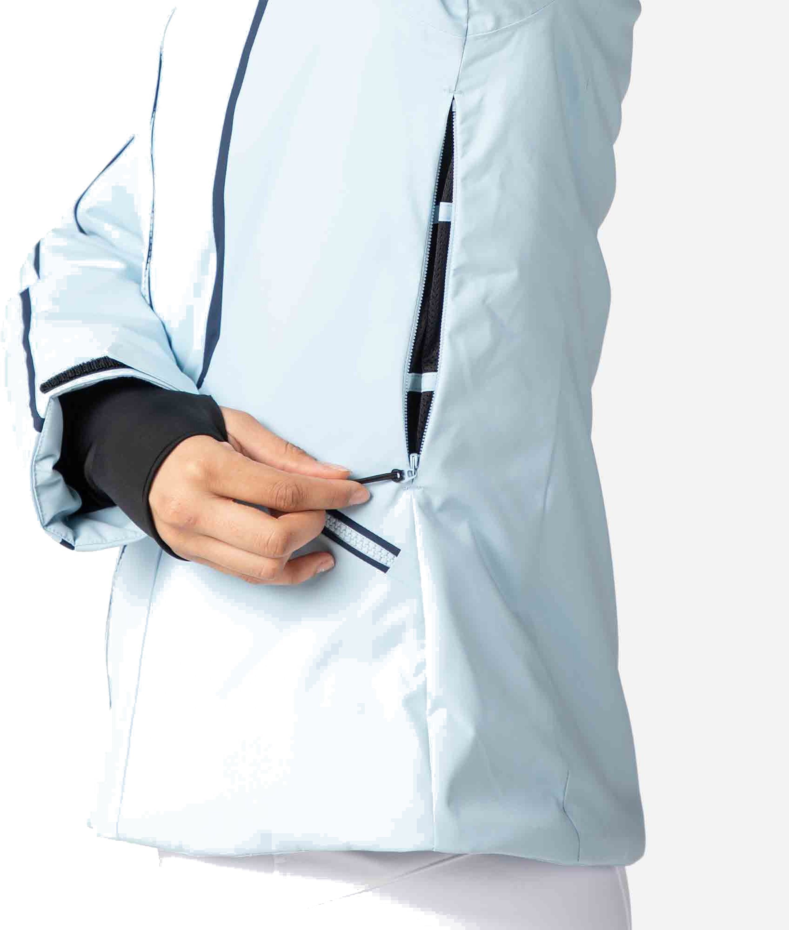 Гірськолижна куртка ROSSIGNOL ( RLMWJ06 ) FLAT JKT 2024 Glacier L блакитнийфото12