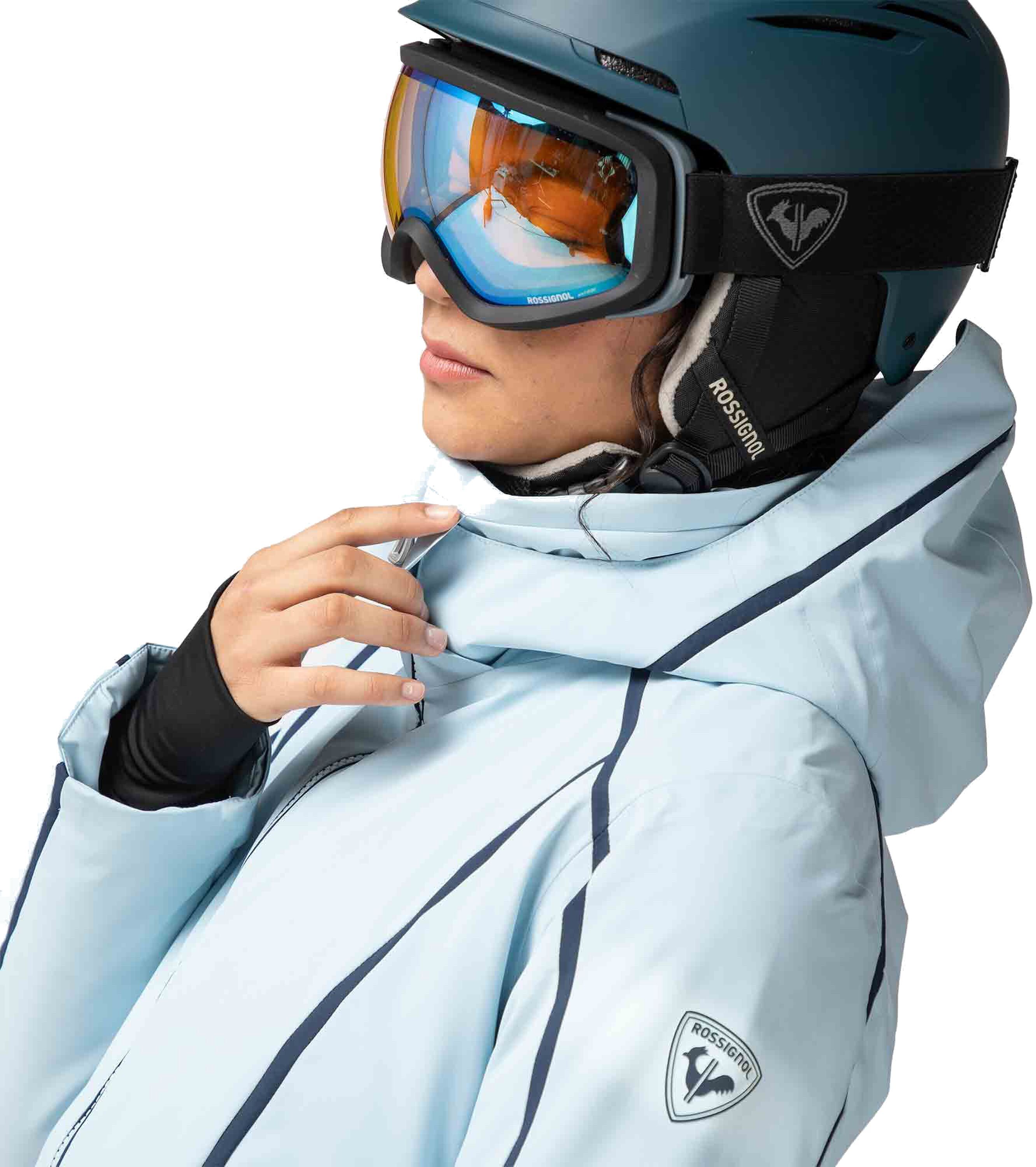 Гірськолижна куртка ROSSIGNOL ( RLMWJ06 ) FLAT JKT 2024 Glacier L блакитнийфото3