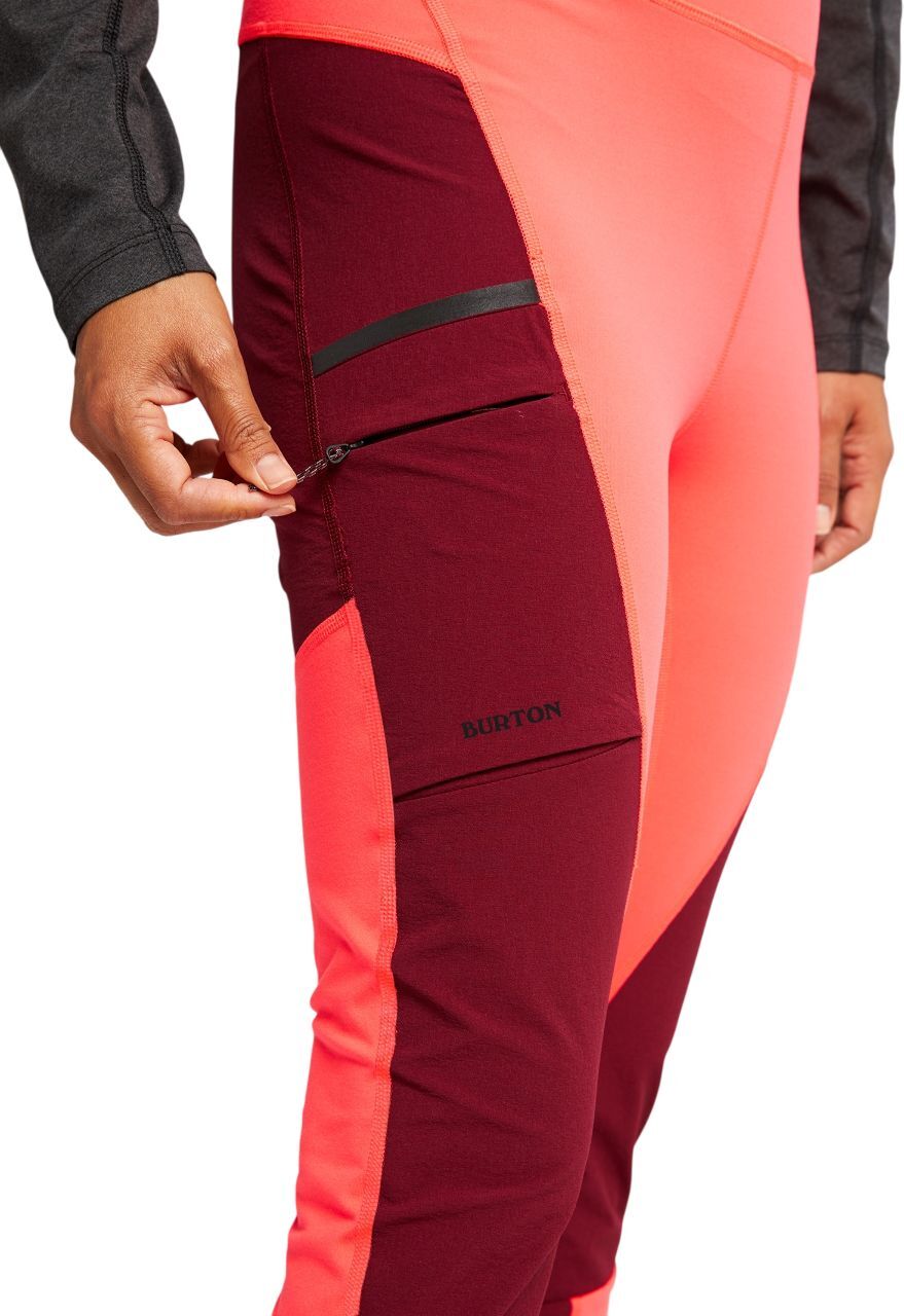 Тайтсы Burton ( 227141 ) W MULTIPATH LEGGING 2022 PTNPNK/MLLDBR M розовый фото 