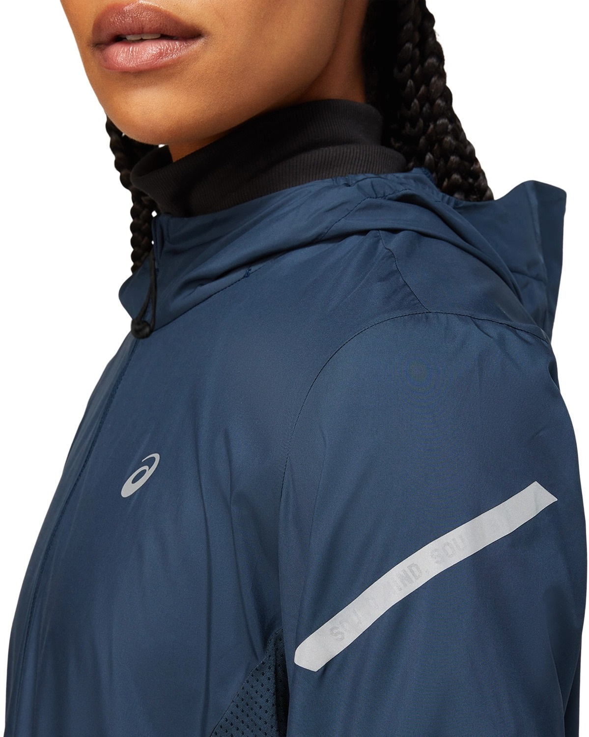 Куртка для бігу Asics ( 2012C026 ) LITE-SHOW JACKET 2022 401 FRENCH BLUE L синійфото6