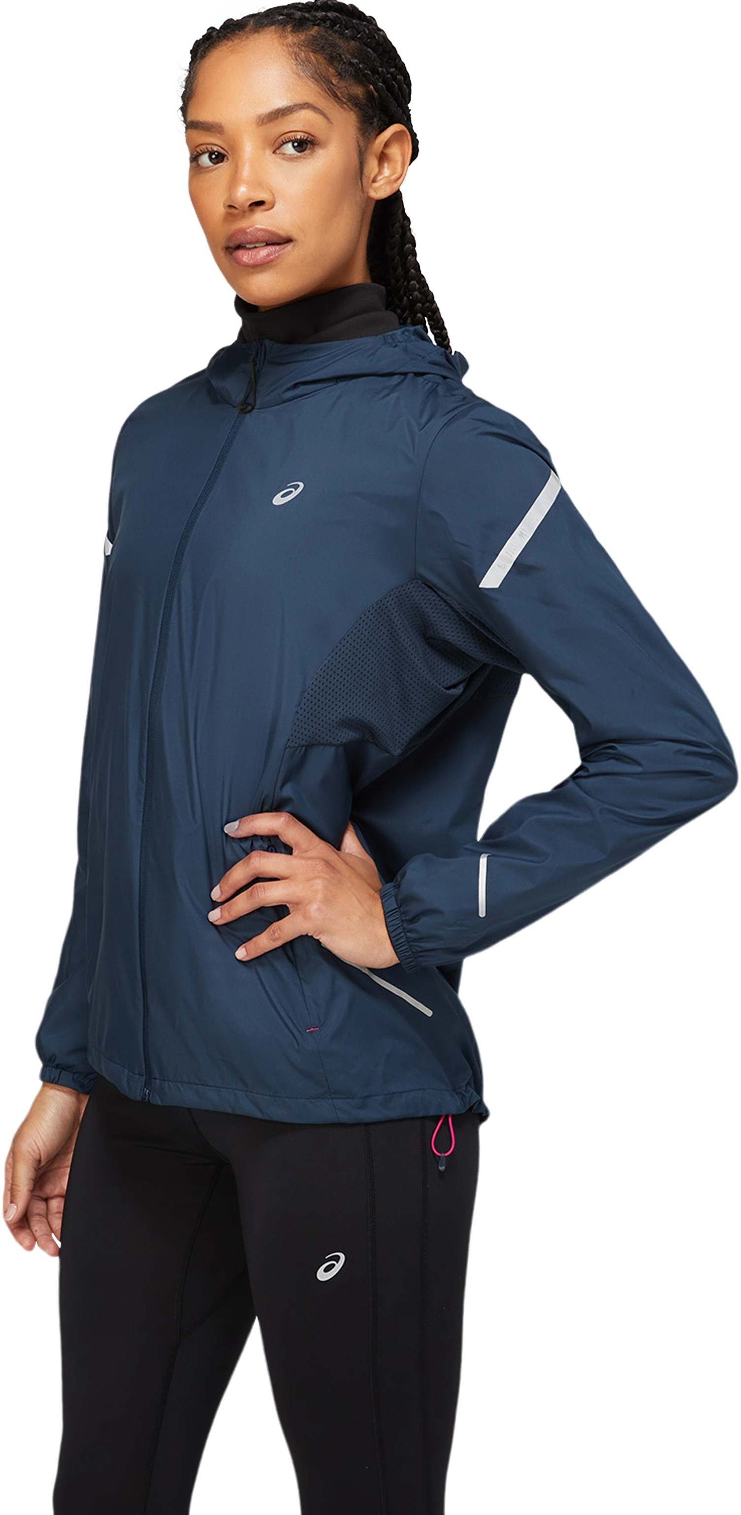 Куртка для бігу Asics ( 2012C026 ) LITE-SHOW JACKET 2022 401 FRENCH BLUE XS синійфото3