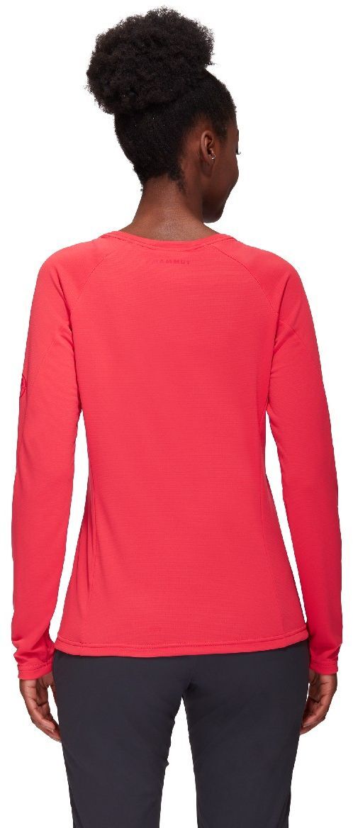 Лонгслив для туризма Mammut ( 1016-00810 ) Aegility Longsleeve Women 2021 sunset M розовый фото 3