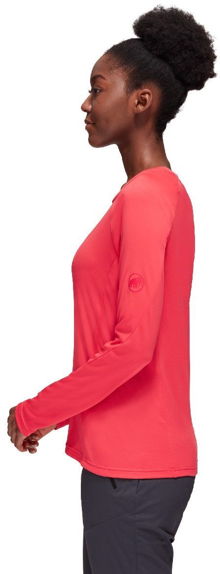 Лонгслив для туризма Mammut ( 1016-00810 ) Aegility Longsleeve Women 2021 sunset M розовый фото 4