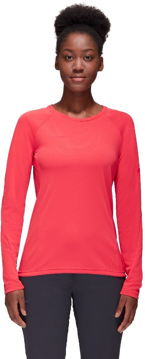 Лонгслив для туризма Mammut ( 1016-00810 ) Aegility Longsleeve Women 2021 sunset M розовый фото 2