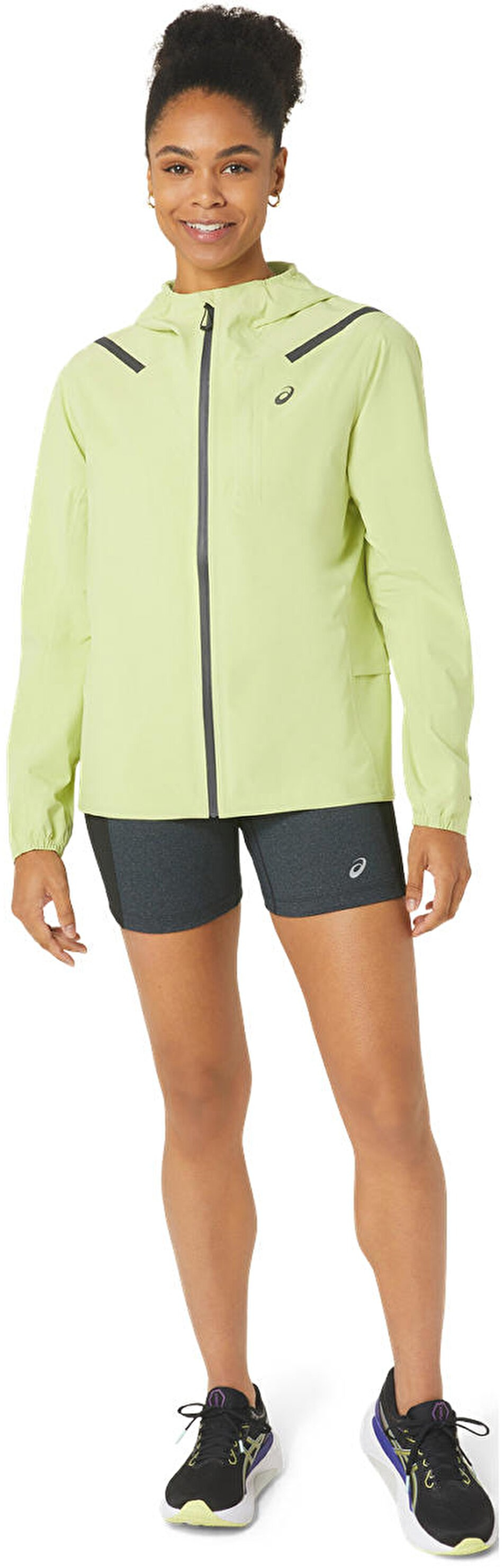 Куртка для бега Asics ( 2012C219 ) ACCELERATE WATERPROOF 2.0 JACKET 2024 GLOW YELLOW L желтая фото 10