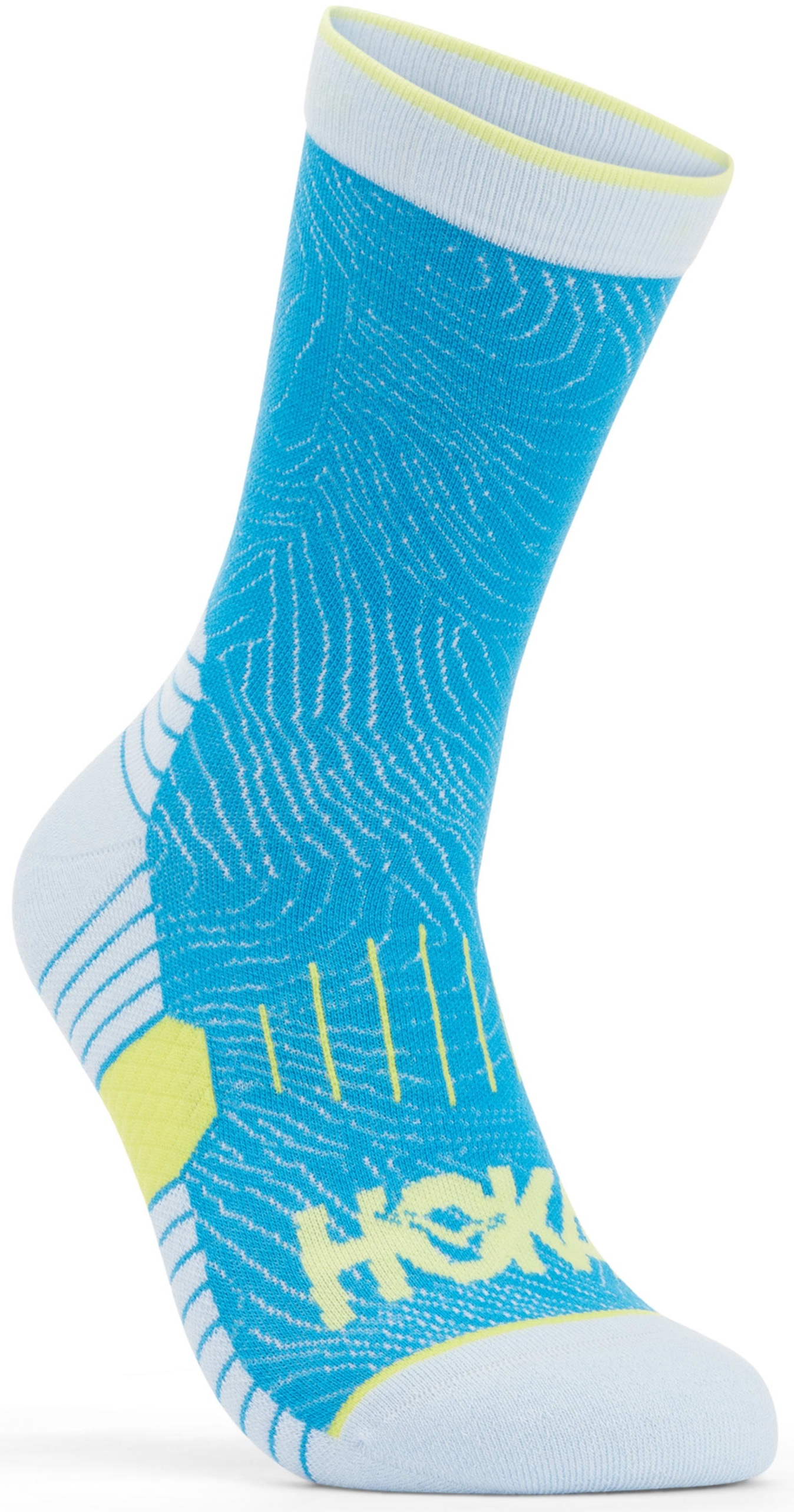 Носки HOKA ( 1122931 ) CREW RUN SOCK 3-PACK 2024 Diva Blue / Ice Water / Evening Primrose 42-46 мультиколор фото 4