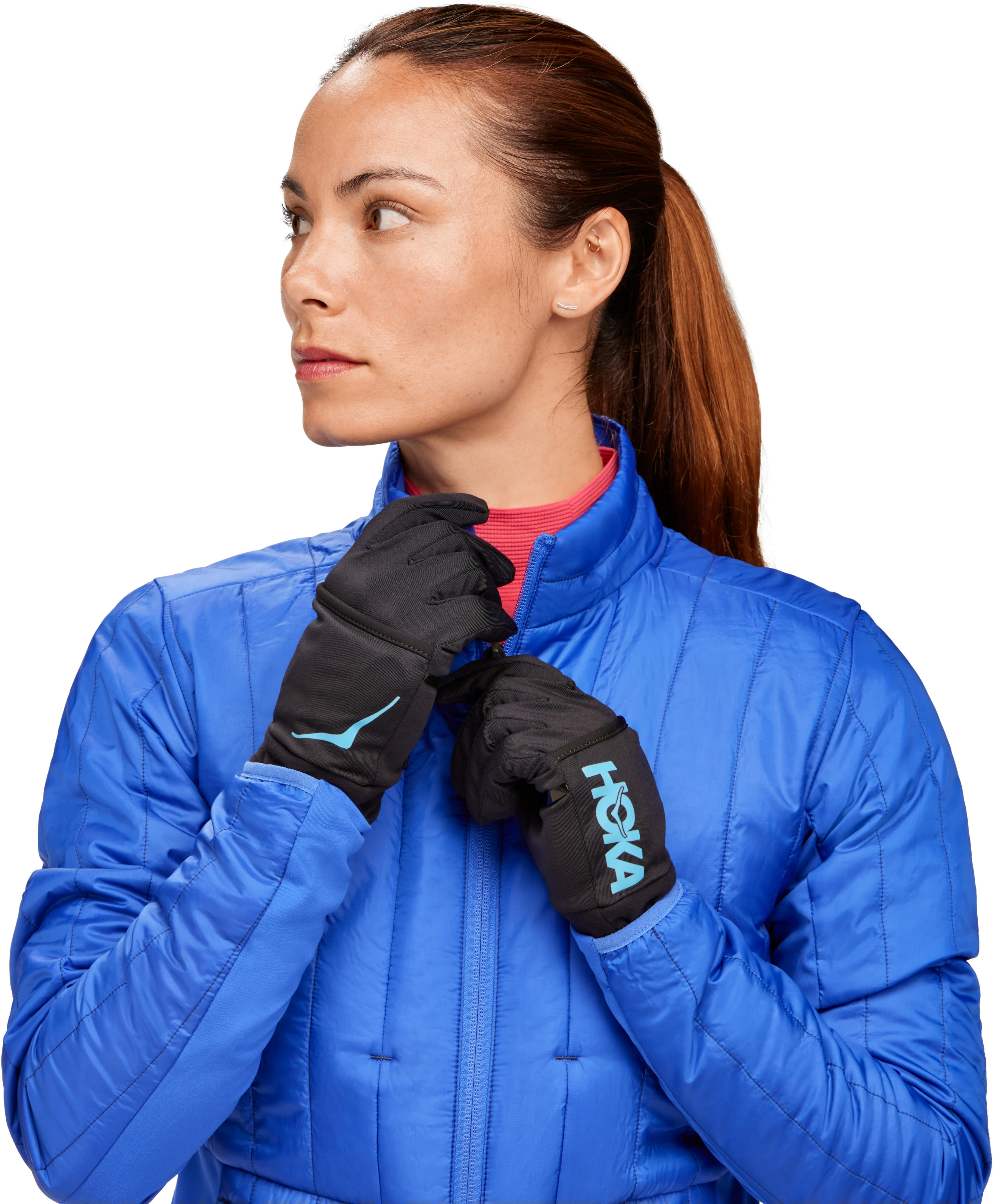 Рукавички HOKA ( 1147312 ) COLDSNAP FLEECE GLOVES 2024 Black M чорнийфото2