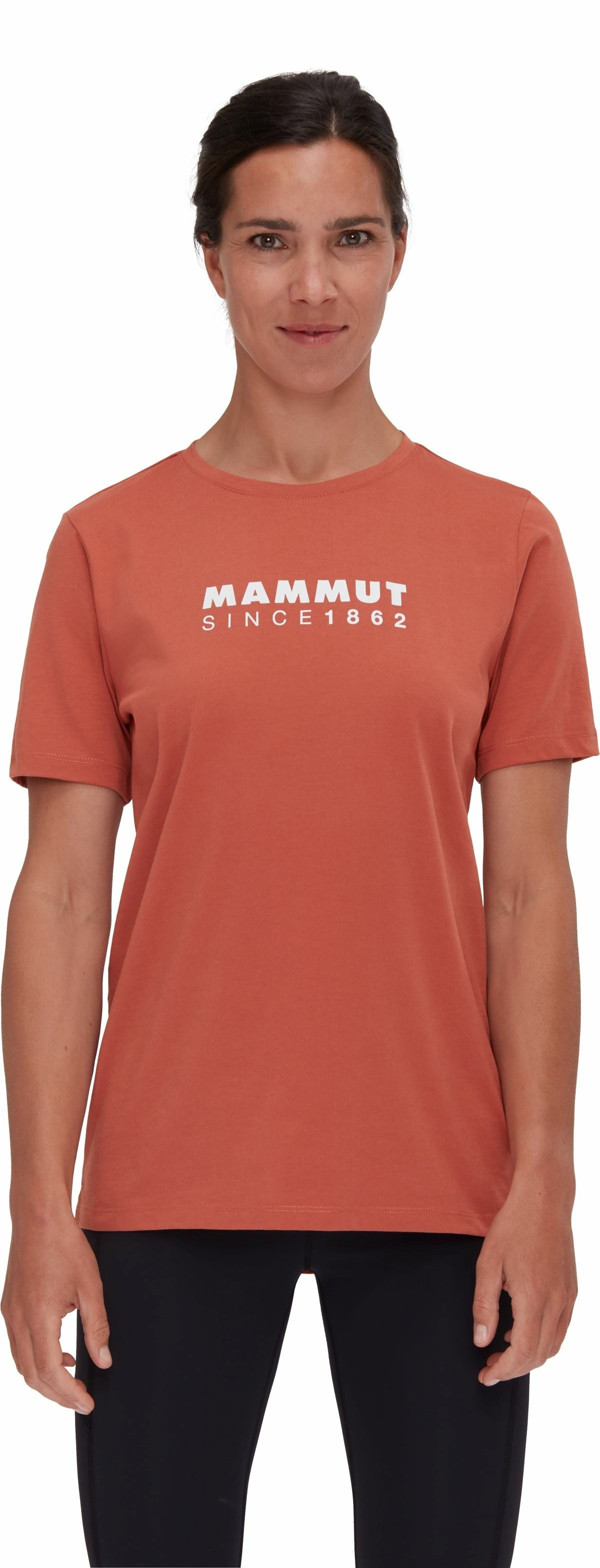 Футболка для города Mammut ( 1017-03902 ) Mammut Core T-Shirt Women Logo 2024 brick L красный фото 2