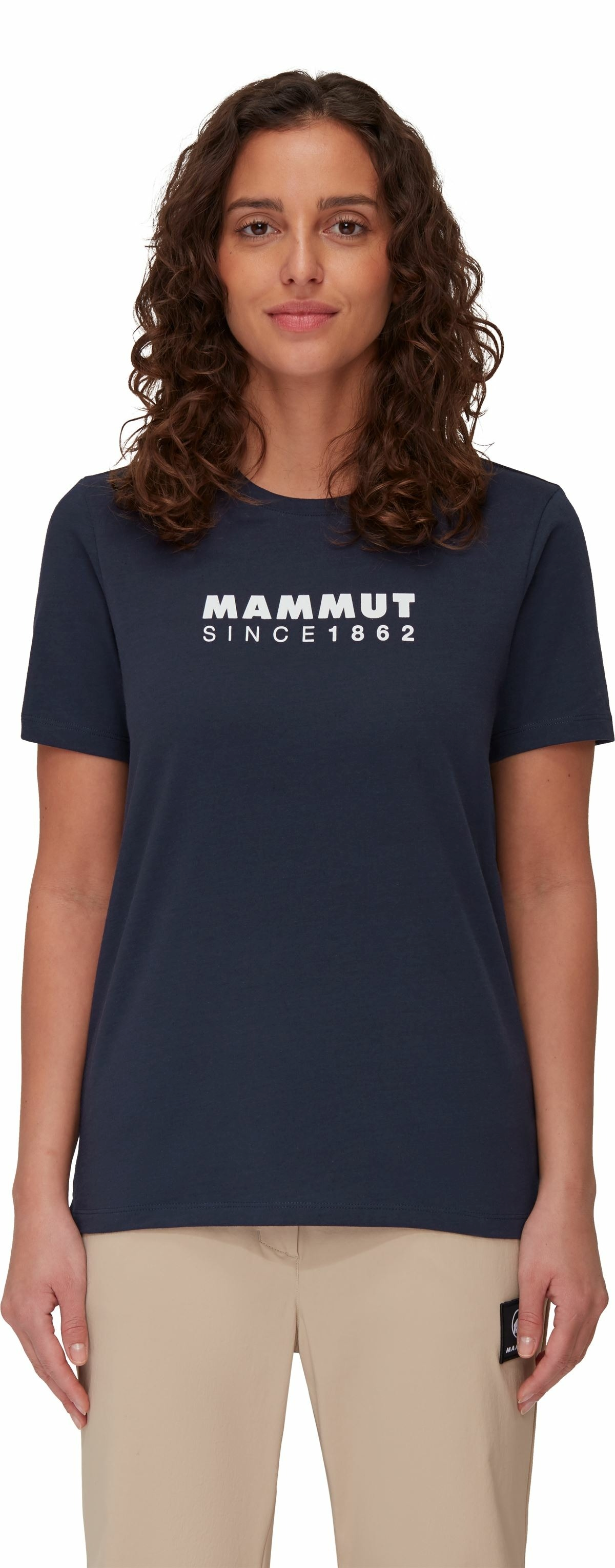 Футболка для города Mammut ( 1017-03902 ) Mammut Core T-Shirt Women Logo 2024 marine L синий фото 2