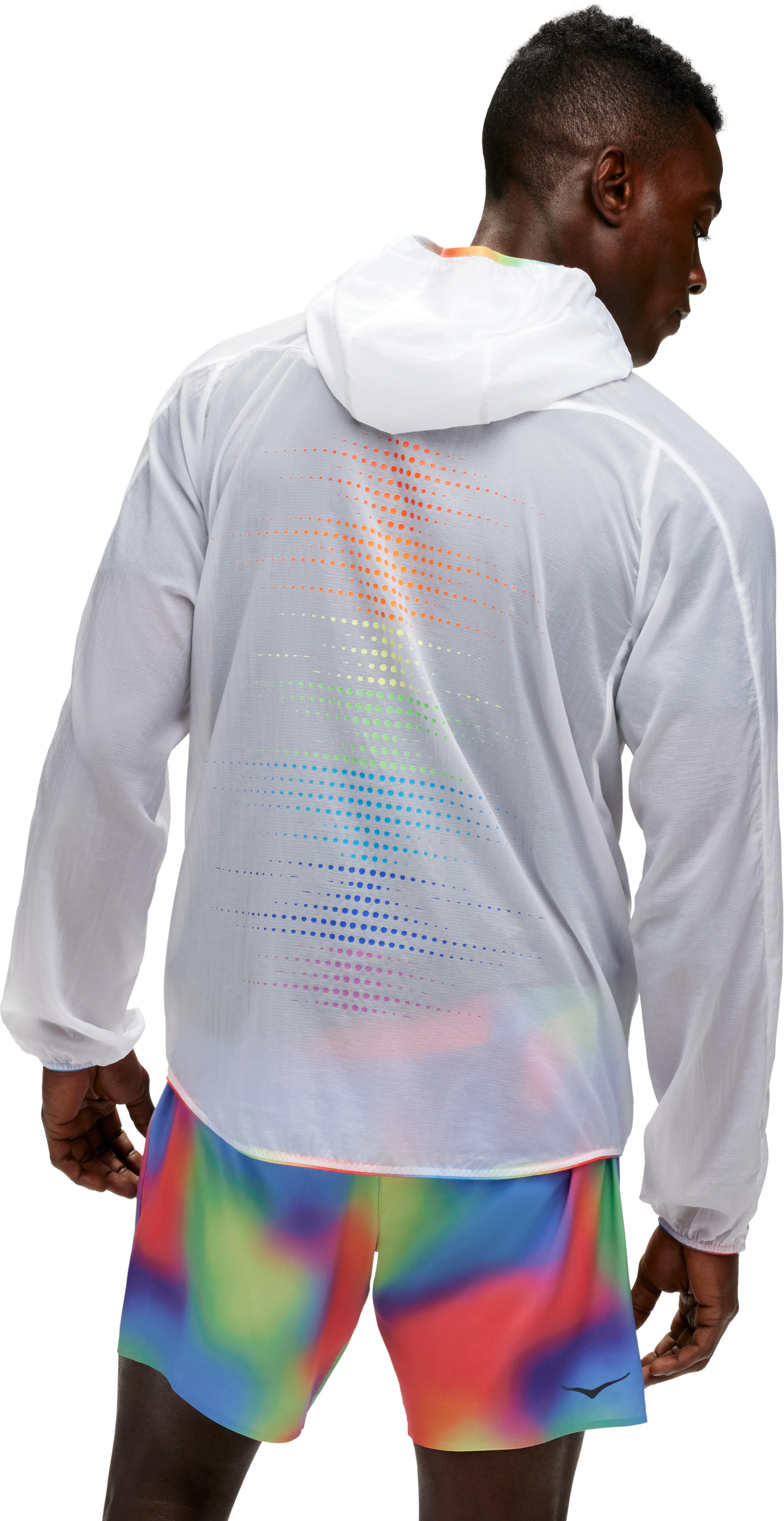 Куртка для бігу HOKA ( 1141690 ) SKYFLOJACKET 2024 White/Multi XL білийфото2