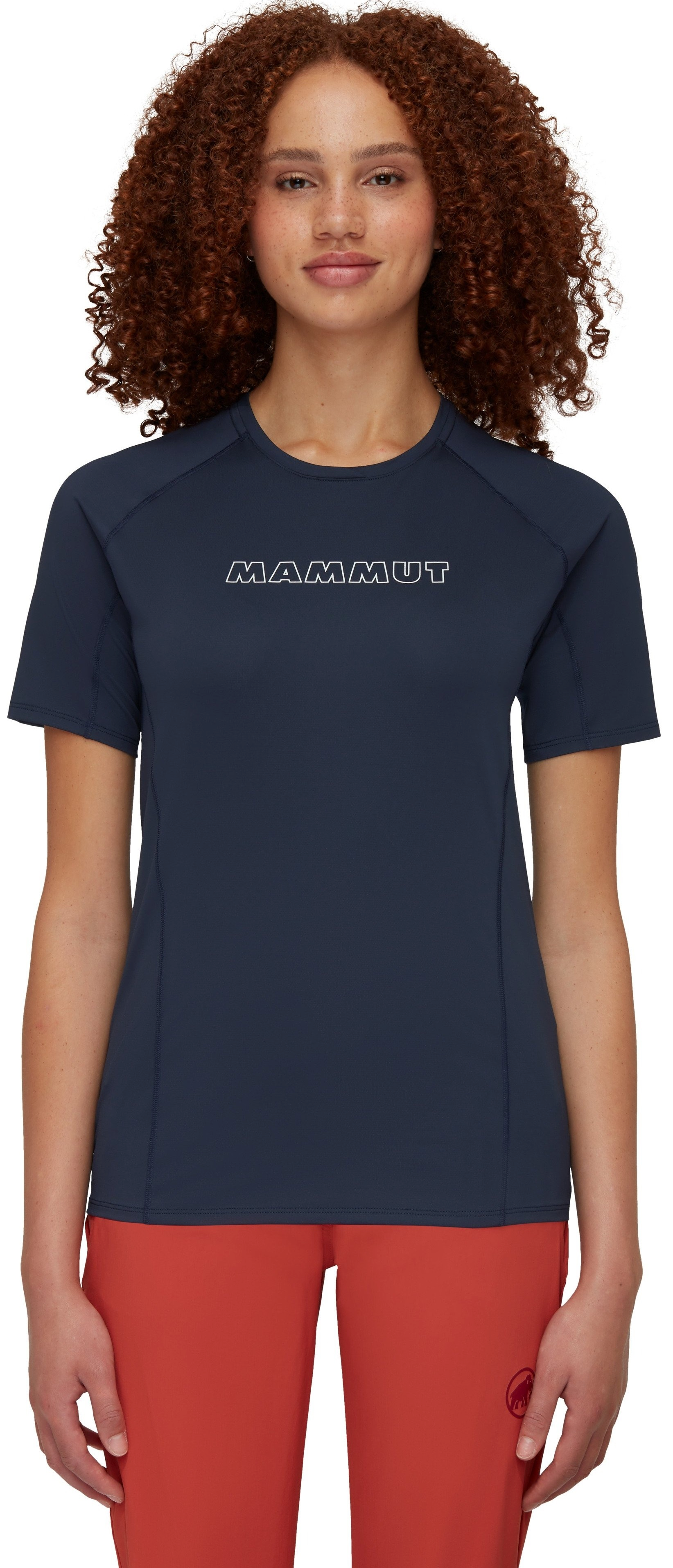 Футболка для города Mammut ( 1017-05060 ) Selun FL T-Shirt Women Logo 2023 marine M синий фото 2