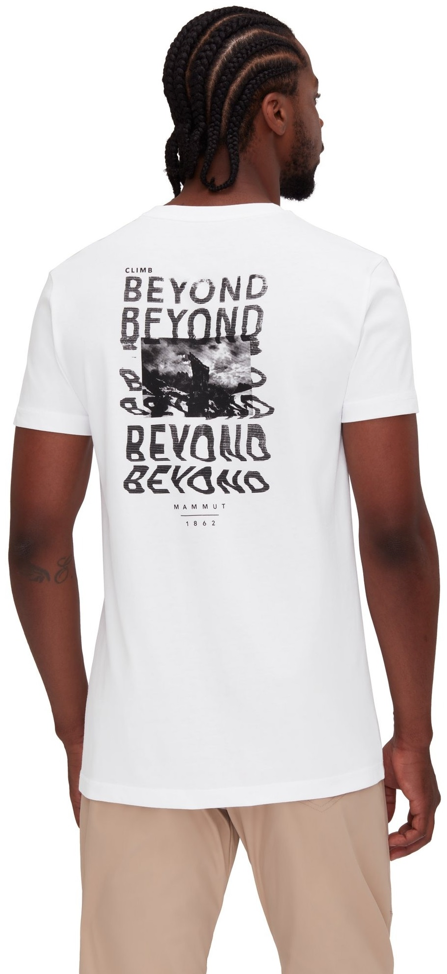 Футболка для города Mammut ( 1017-05212 ) Massone T-Shirt Men Dreaming 2024 white L белый фото 5