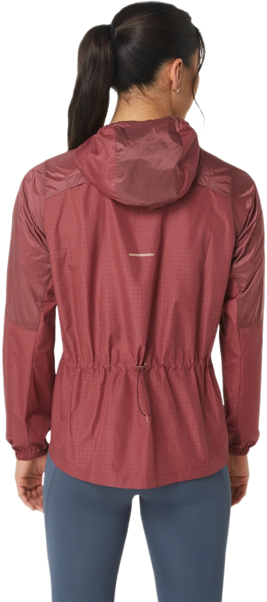 Куртка для бега Asics ( 2012C849 ) NAGINO PACKABLE RUN JACKET 2024 BRISKET RED M бордовый фото 2