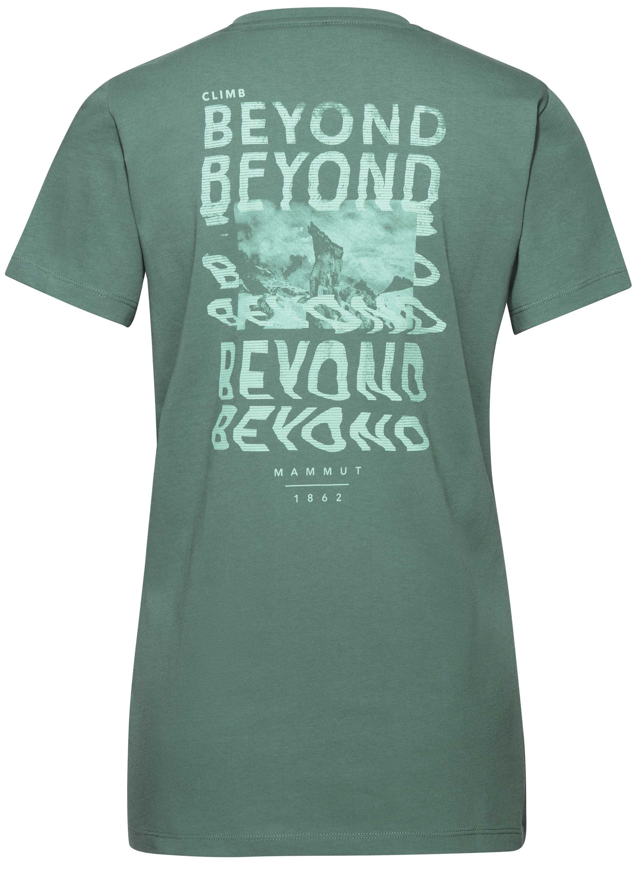 Футболка для города Mammut ( 1017-05242 ) Massone T-Shirt Women Dreaming 2024 dark jade M зеленый фото 2