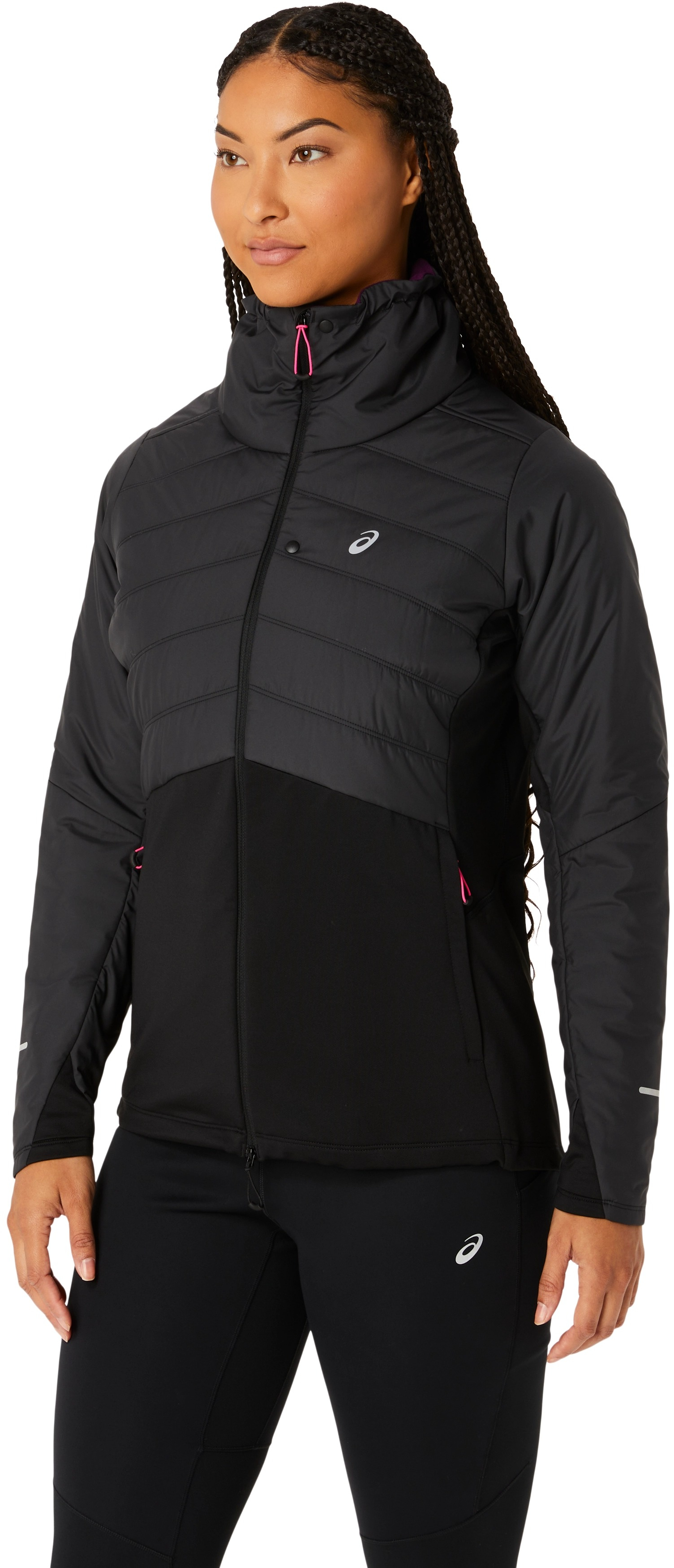 Куртка для бега Asics ( 2012C855 ) WINTER RUN JACKET 2024 PERFORMANCE BLACK M черный фото 3