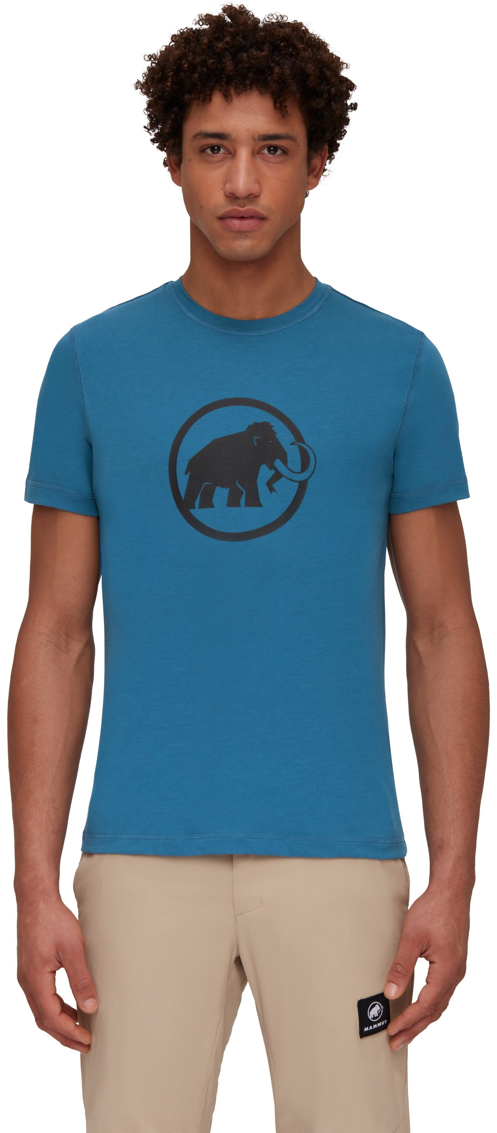 Футболка для города Mammut ( 1017-05890 ) Mammut Core T-Shirt Men Classic 2024 deep ice S синий фото 2