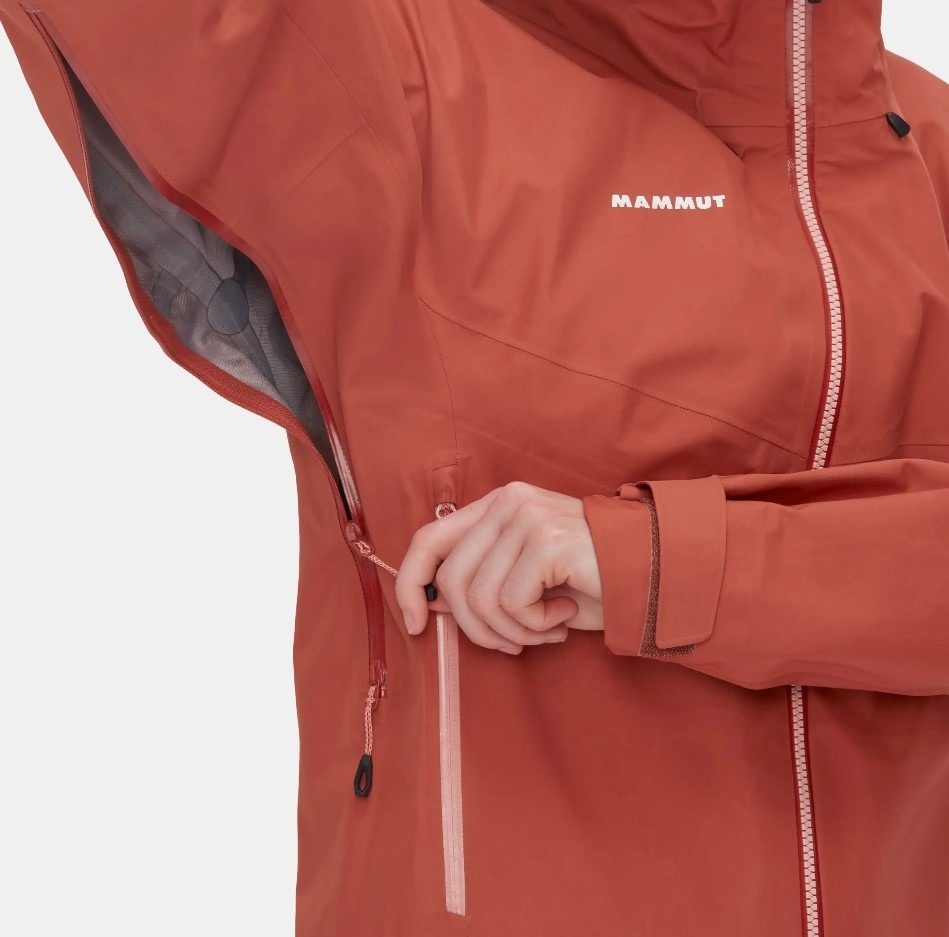 Куртка для туризму Mammut ( 1010-30161 ) Crater IV HS Hooded Jacket Women 2024 brick S помаранчевийфото