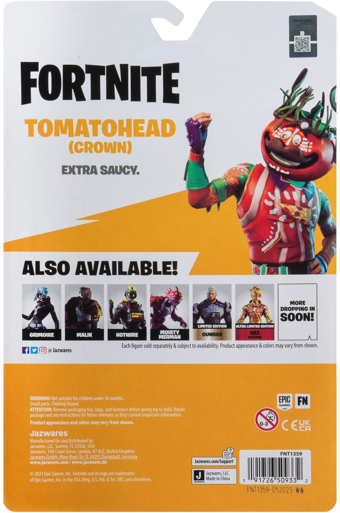 Коллекционная фигурка Fortnite Solo Mode Tomatohead (Crown), 10см (FNT1359) фото 18