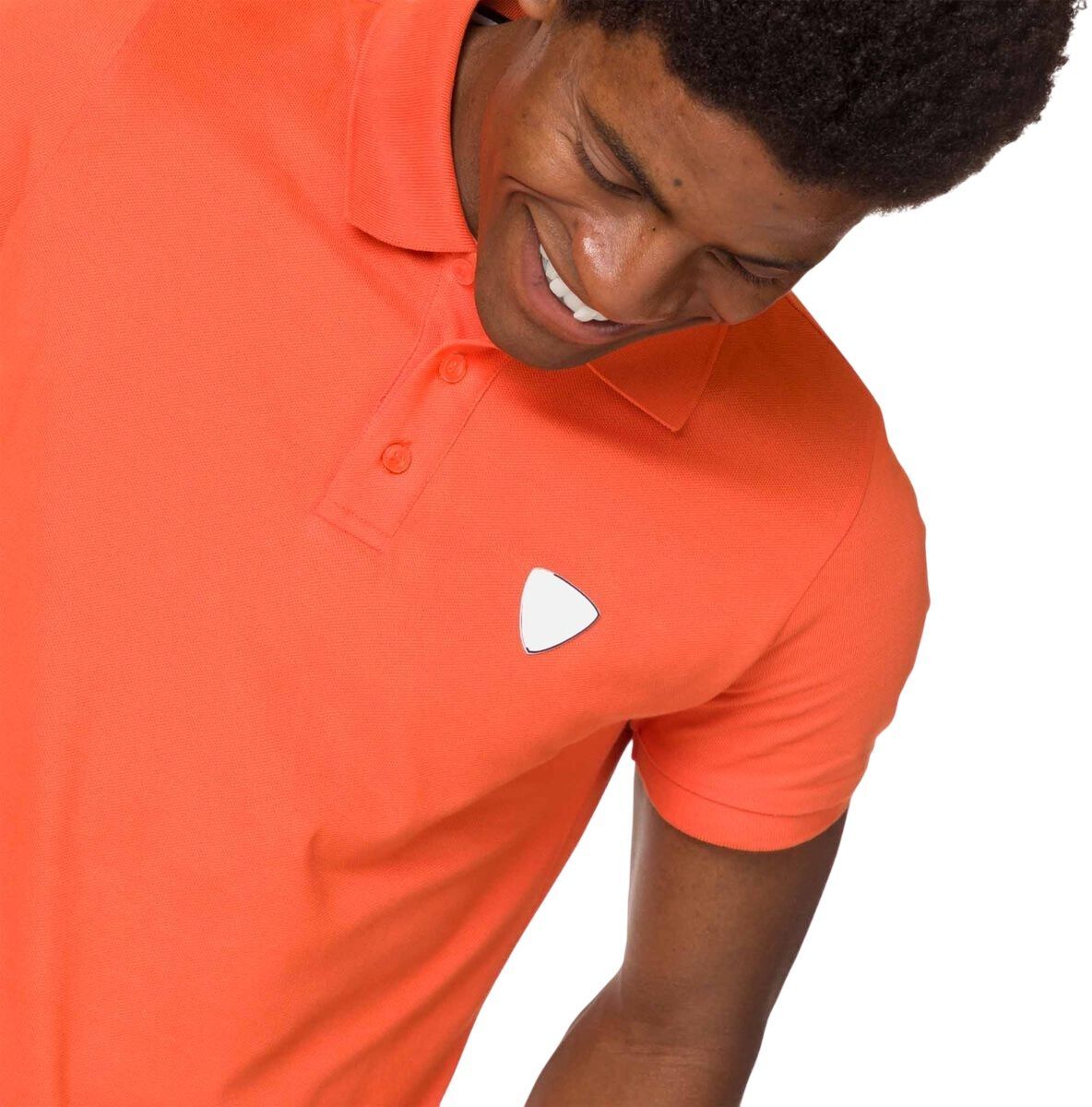 Футболки поло ROSSIGNOL ( RLKMY01 ) LOGO POLO 2024 432 M помаранчевийфото