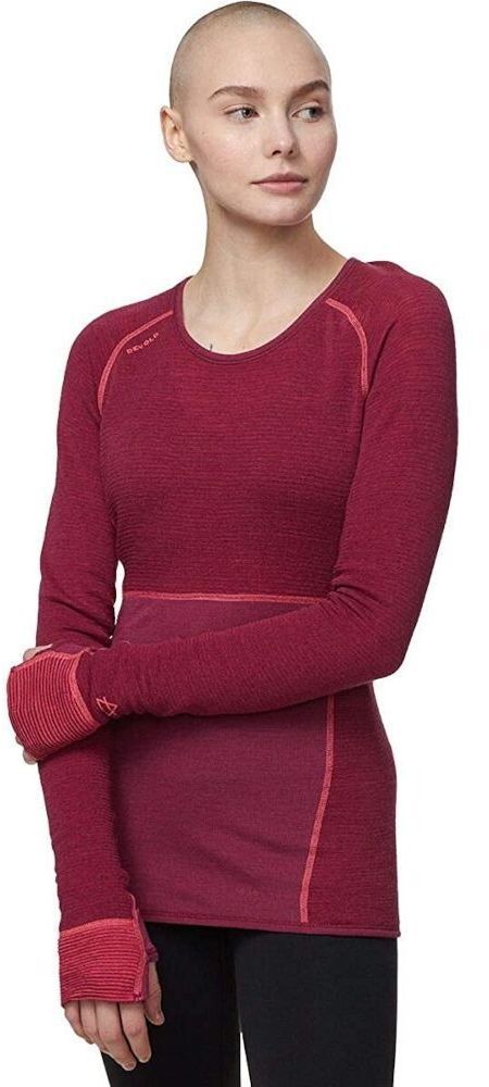 Термолонгслів Devold ( GO 255 226 A ) TUVEGGA MERINO SHIRT WMN 2023 190A POPPY M рожевийфото