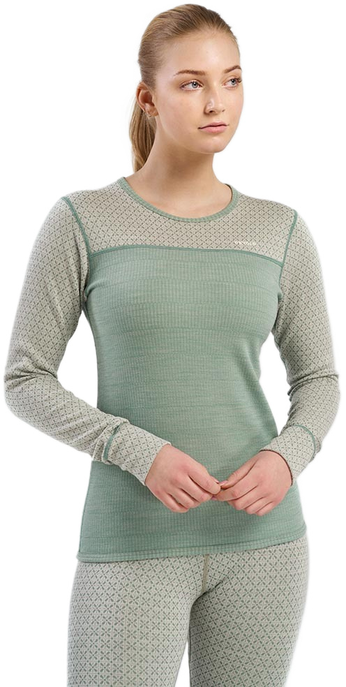 Термолонгслив Devold ( GO 339 227 A ) KVITEGGA MERINO 230 2024 WHITE L мятный фото 3