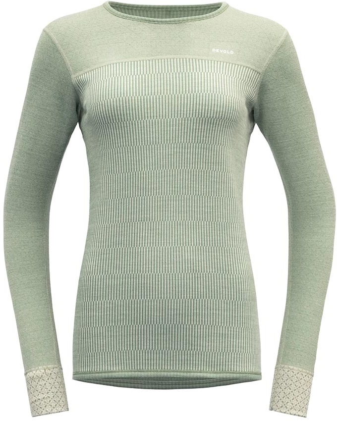 Термолонгслив Devold ( GO 339 227 A ) KVITEGGA MERINO 230 2024 WHITE L мятный фото 2