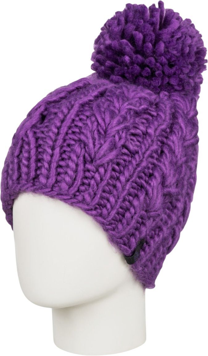 Шапка ROXY ( ERJHA03871 ) WINTERBEANIE HDWR 2022 PPR0 PANSY One size фиолетовый фото 2