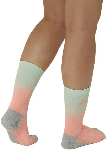 Шкарпетки Asics ( 3013A977 ) PERFORMANCE RUN SOCK CREW 2024 BRIGHT SUNSTONE / MINT TINT III (43-46) рожевийфото6