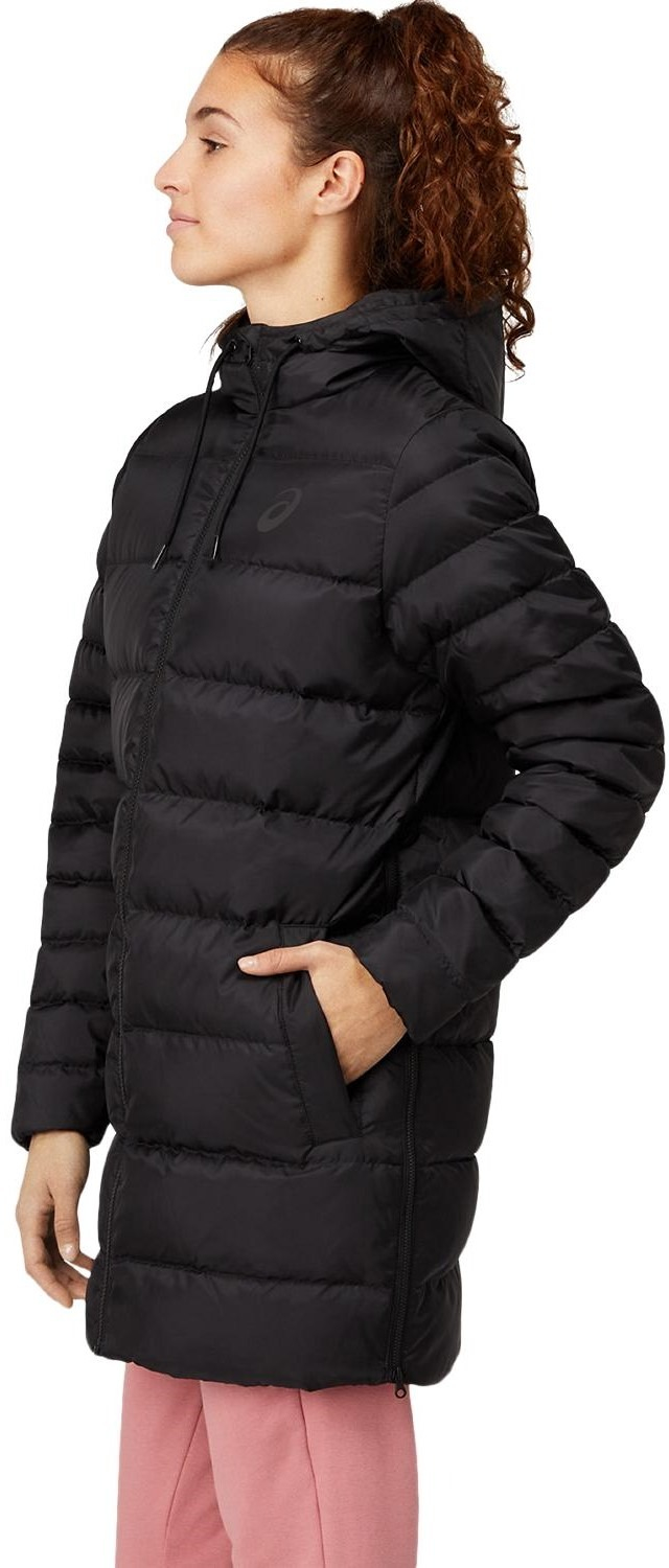 Куртка для бега Asics ( 2032C154 ) DOWN JACKET LONG W 2022 001 BLACK M черный фото 3